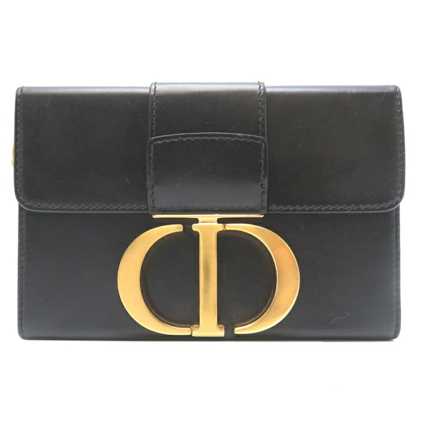 Christian Dior Black Leather Shoulder Bag  