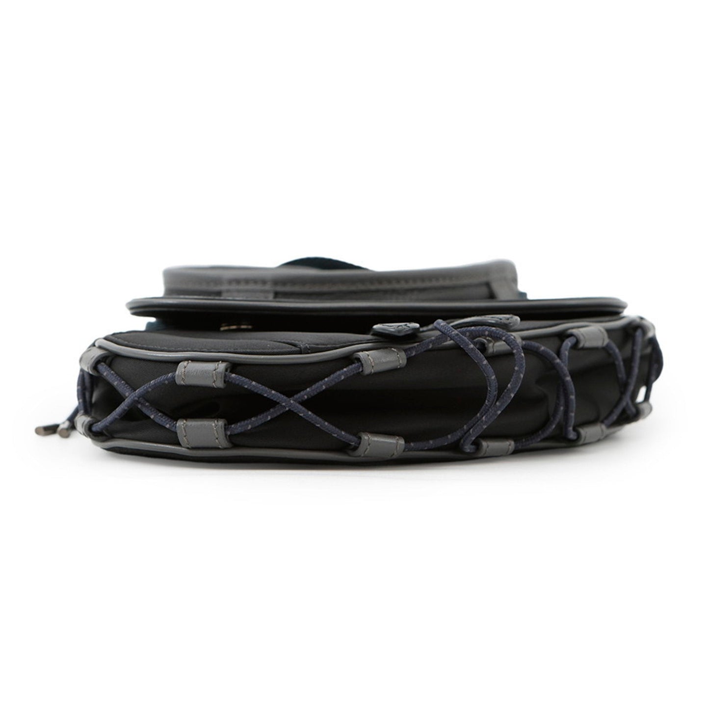 Christian Dior Black Fabric Leather Shoulder Bag  