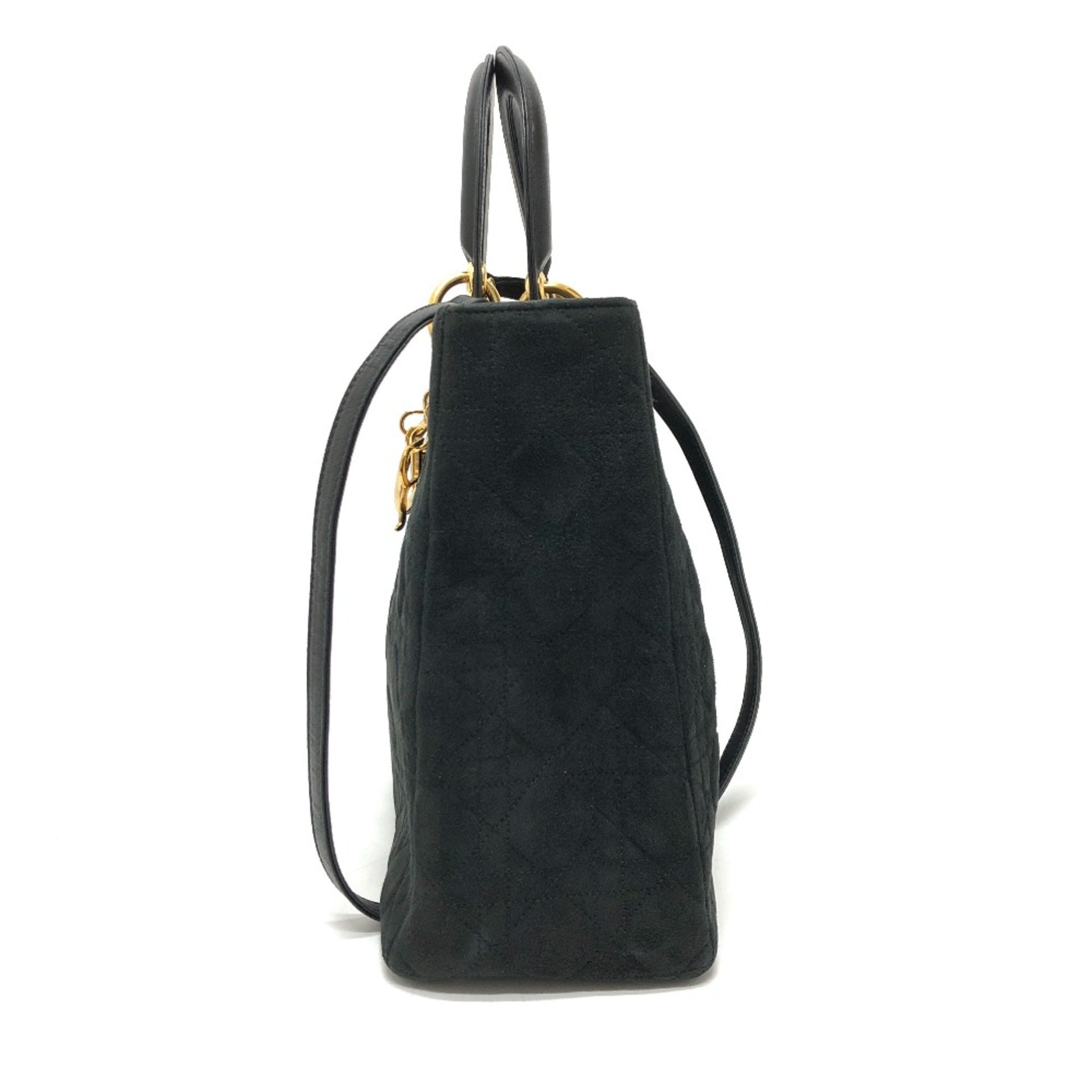 Christian Dior Black Leather Handbag  