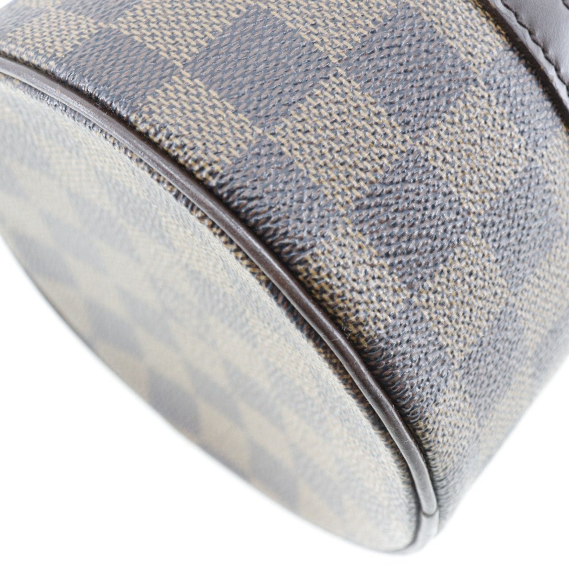 LOUIS VUITTON Papillon PM Handbag Damier Canvas Brown Ladies