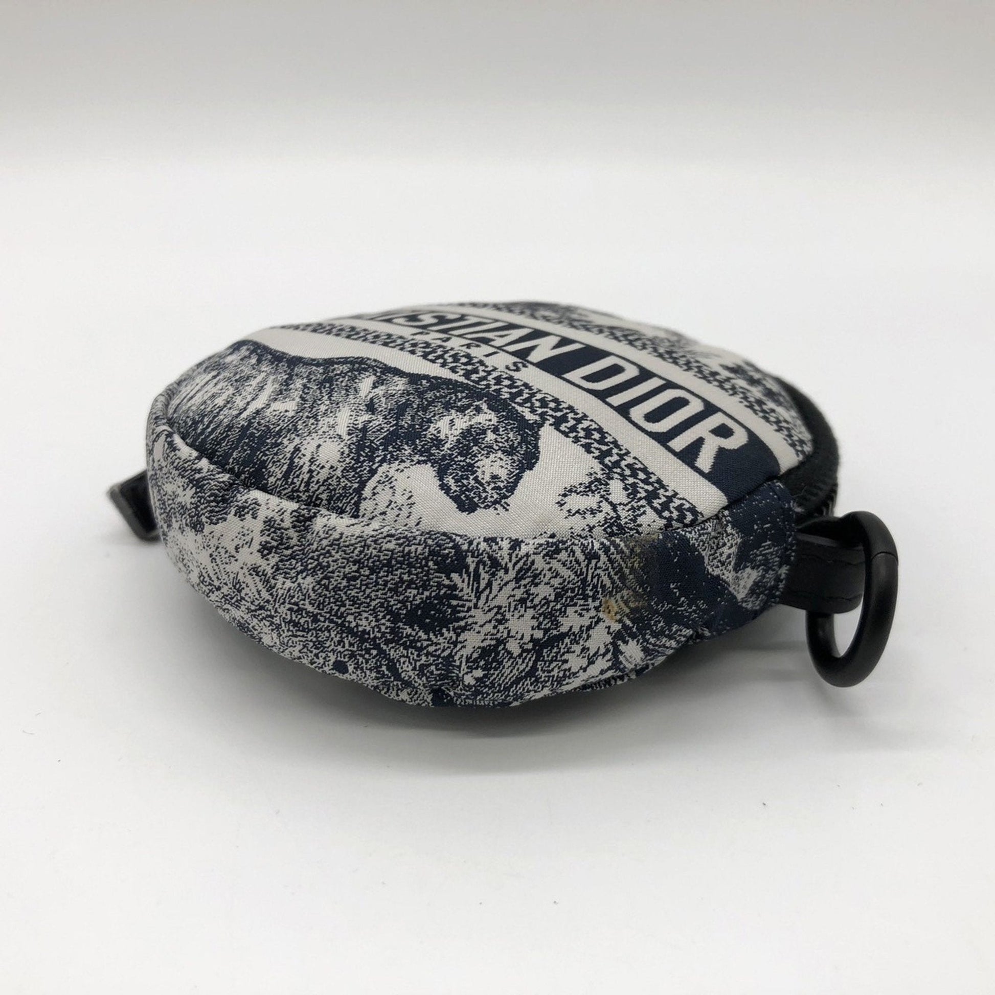 Christian Dior White Fabric Pouch  