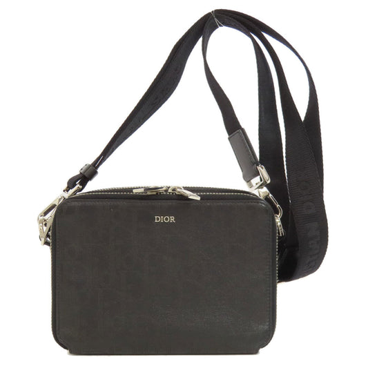 Christian Dior Black Leather Shoulder Bag  