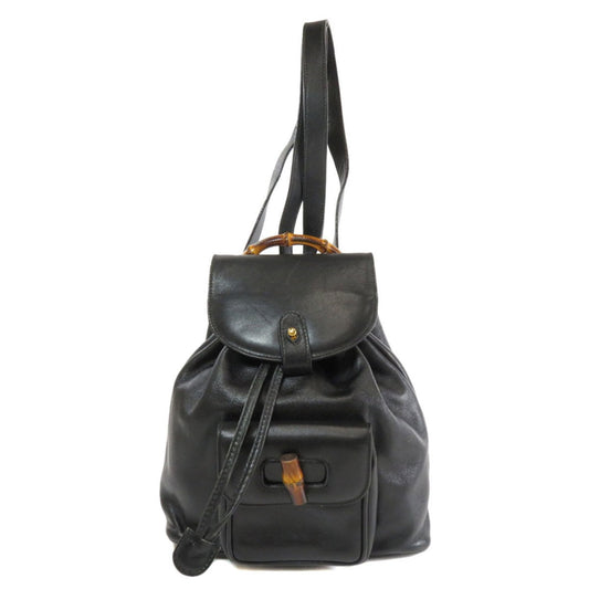 Gucci Bamboo Leather Backpack Style 1