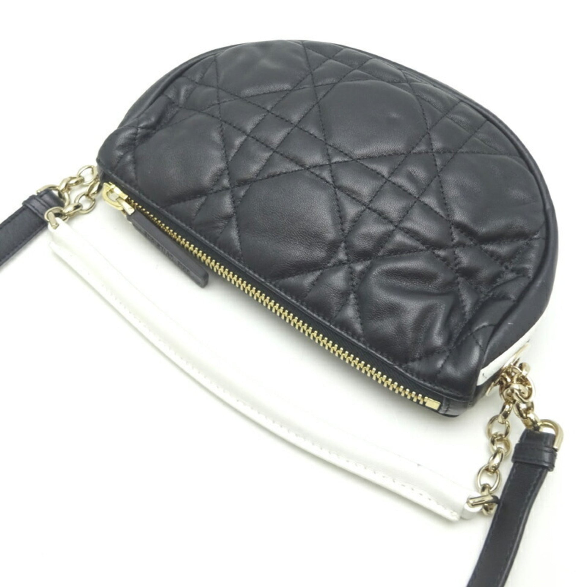 Christian Dior Black Leather Handbag  