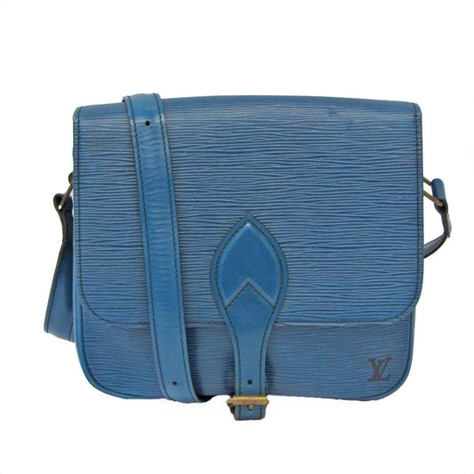 LOUIS VUITTON Epi Cartouchiere Women's Shoulder Bag Toledo Blue