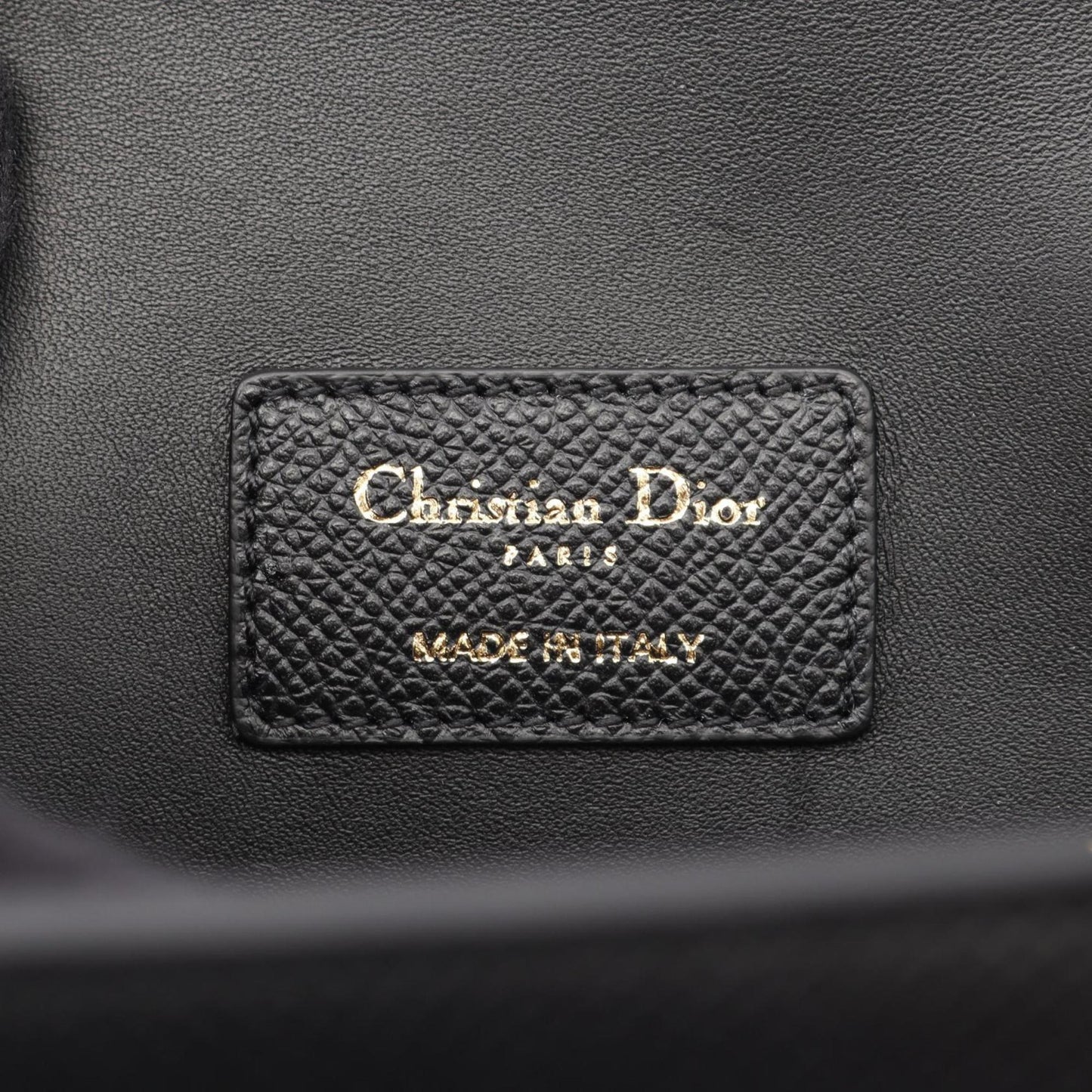 Christian Dior Black Leather Handbag  