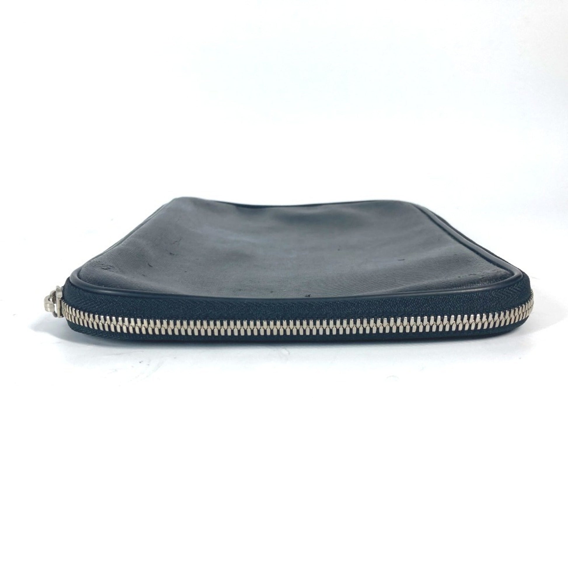 Christian Dior Black Pvc Clutch Bag Pouch  