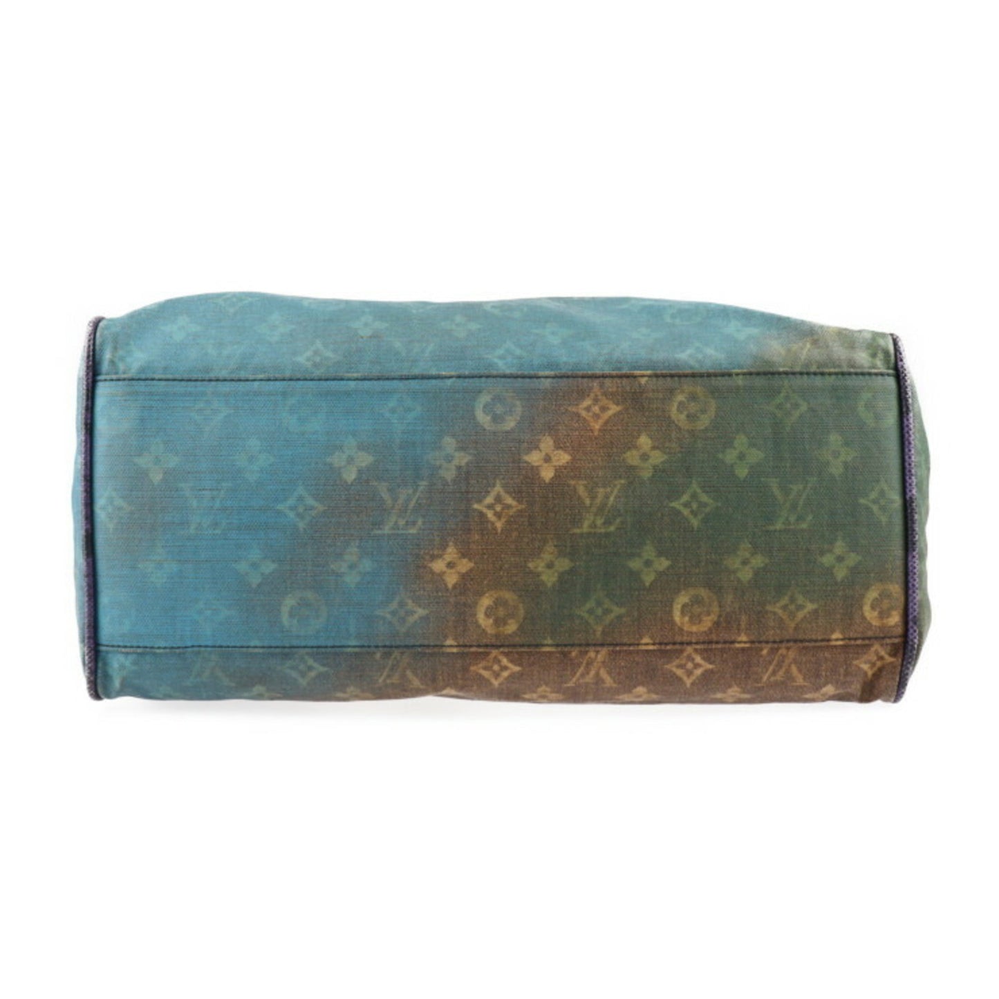 LOUIS VUITTON Heartbreak Monogram Jokes Tote Bag M95740 Coated Canvas Leather Purple Series Blue Multicolor Shoulder