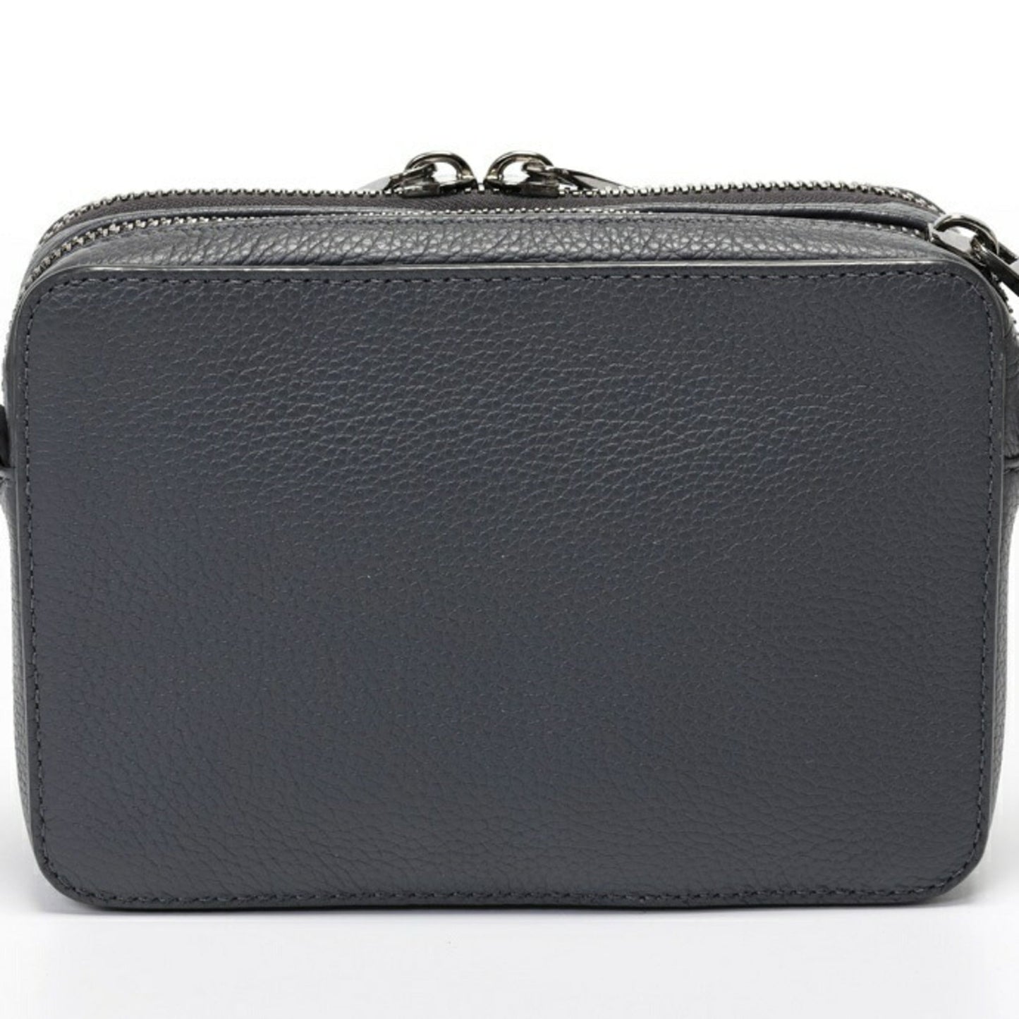 Christian Dior Gray Leather Fanny Pack Pouch  