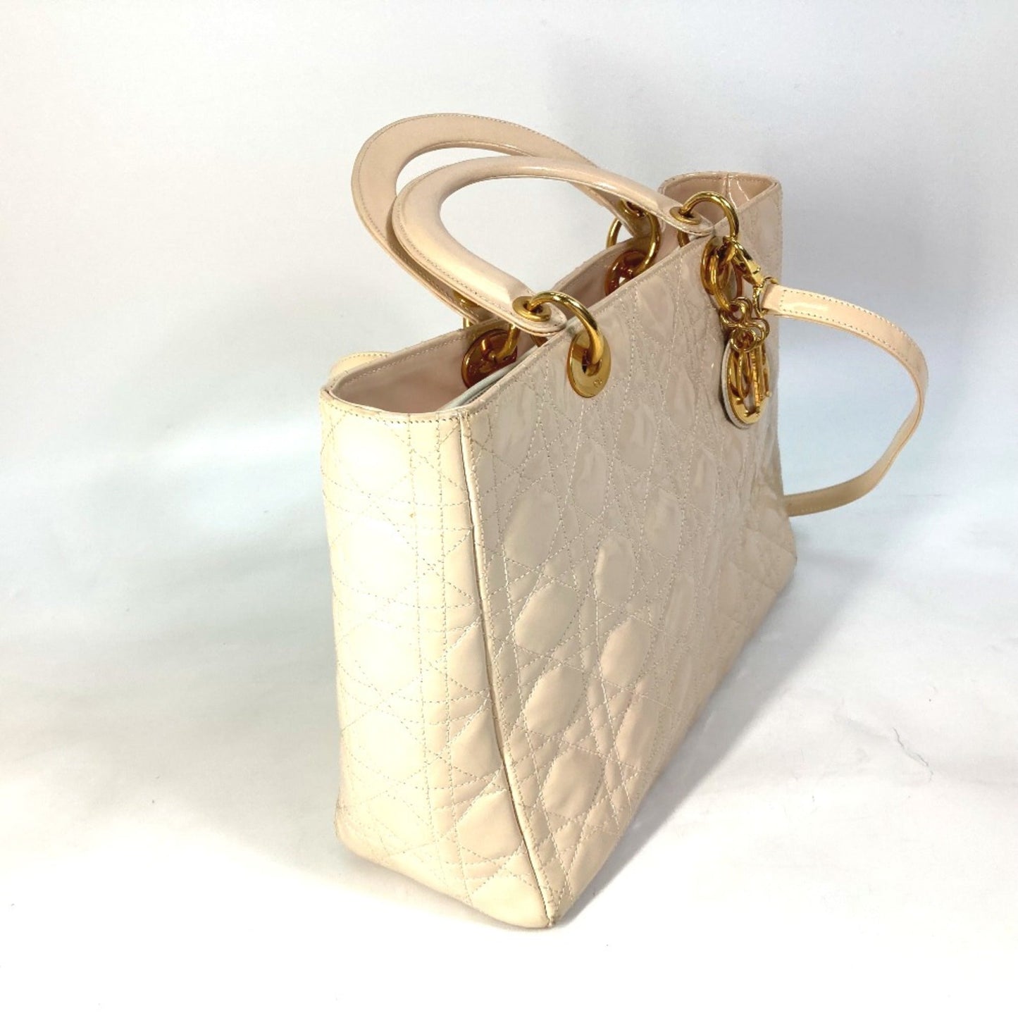 Christian Dior Beige Leather Handbag  
