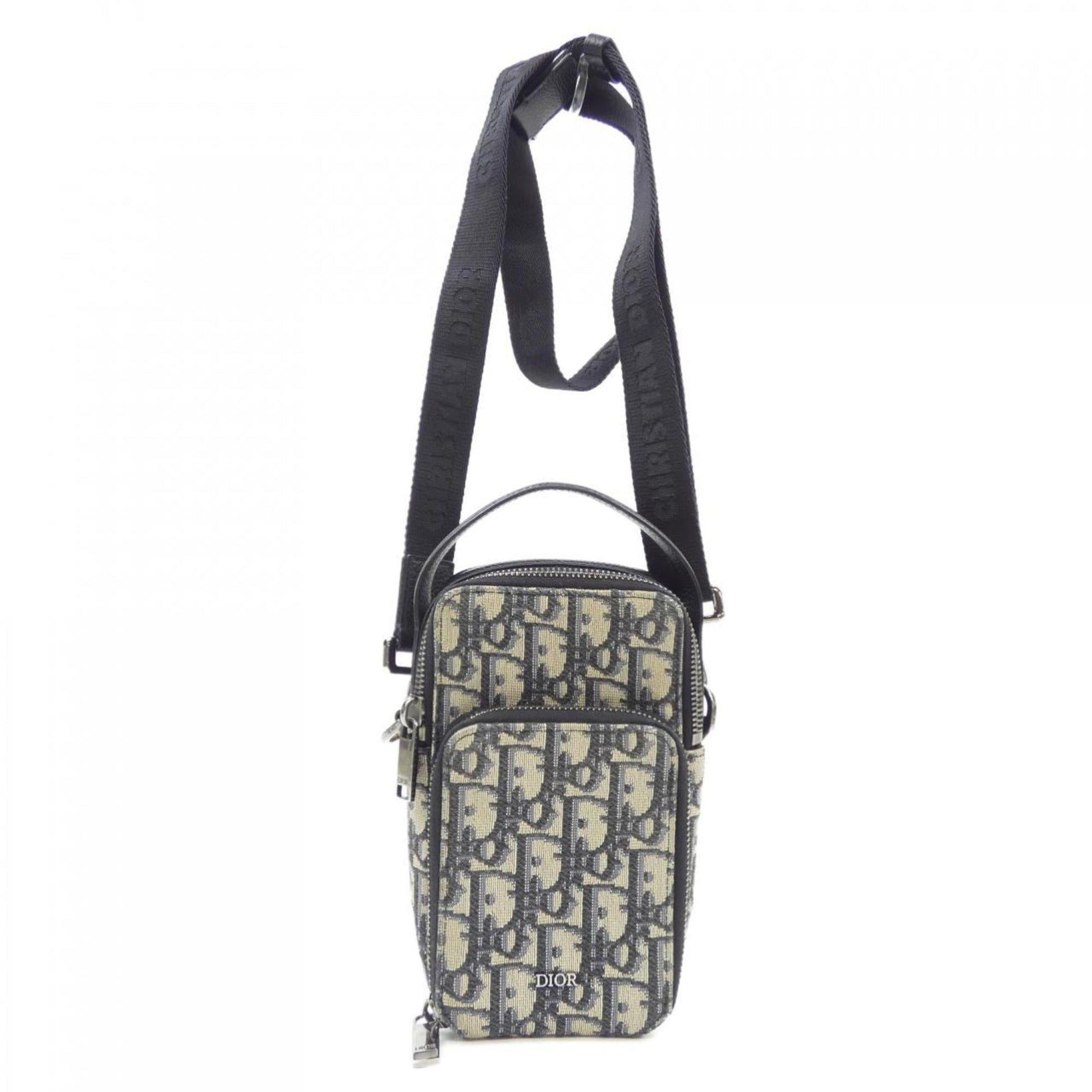 Christian Dior Navy White Handbag  