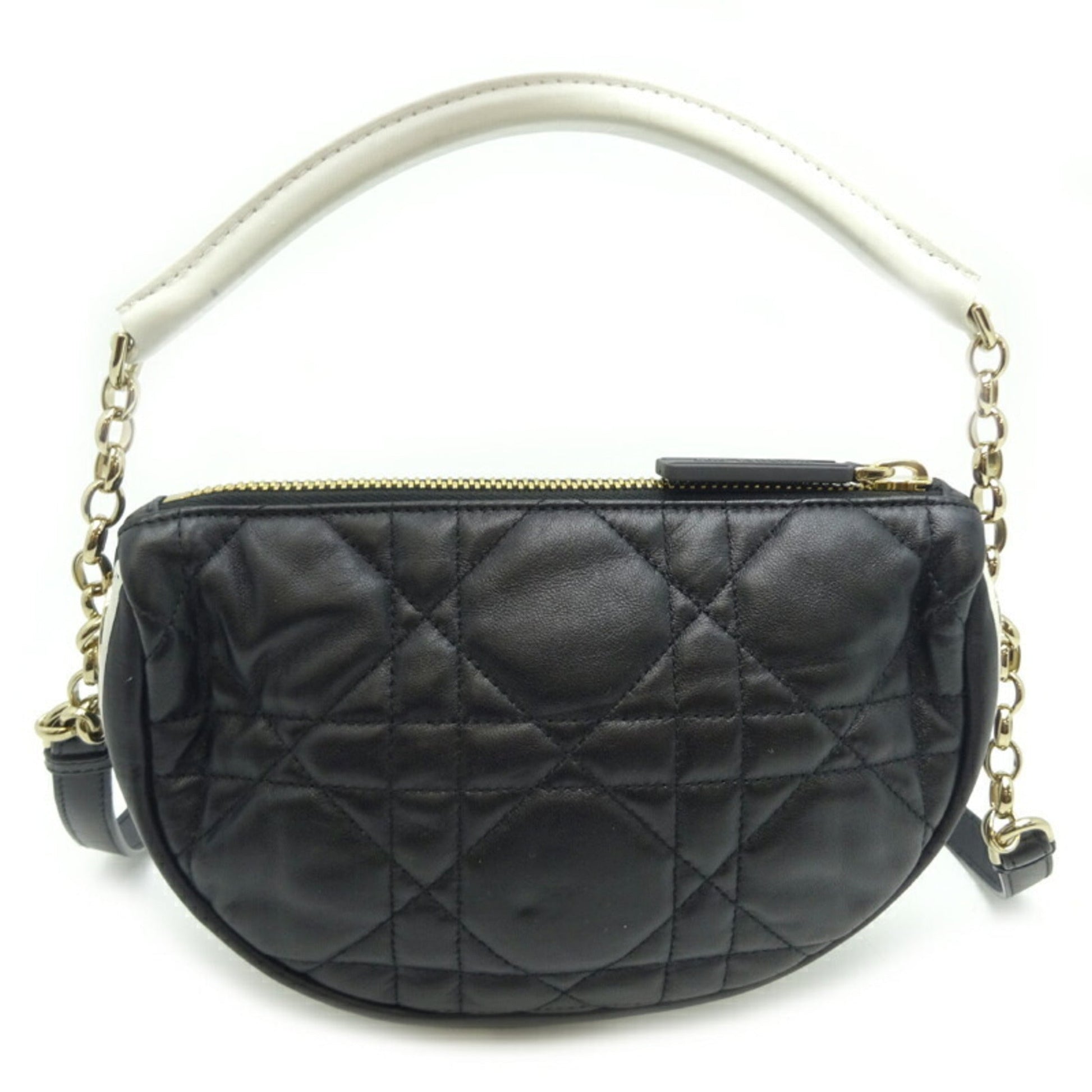 Christian Dior Black Leather Handbag  