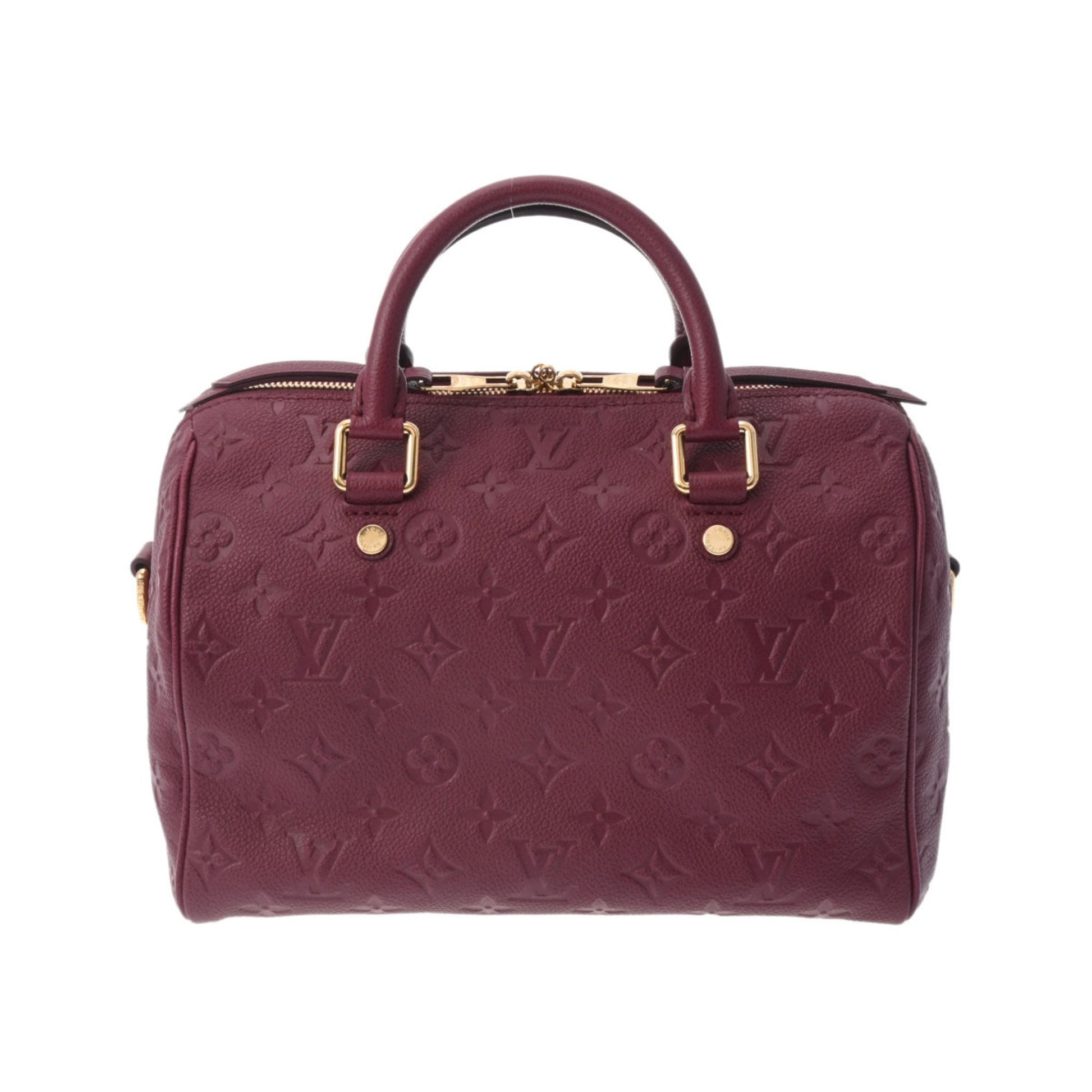 LOUIS VUITTON Monogram Empreinte Bandouliere 25 Orole Women's Leather Bag
