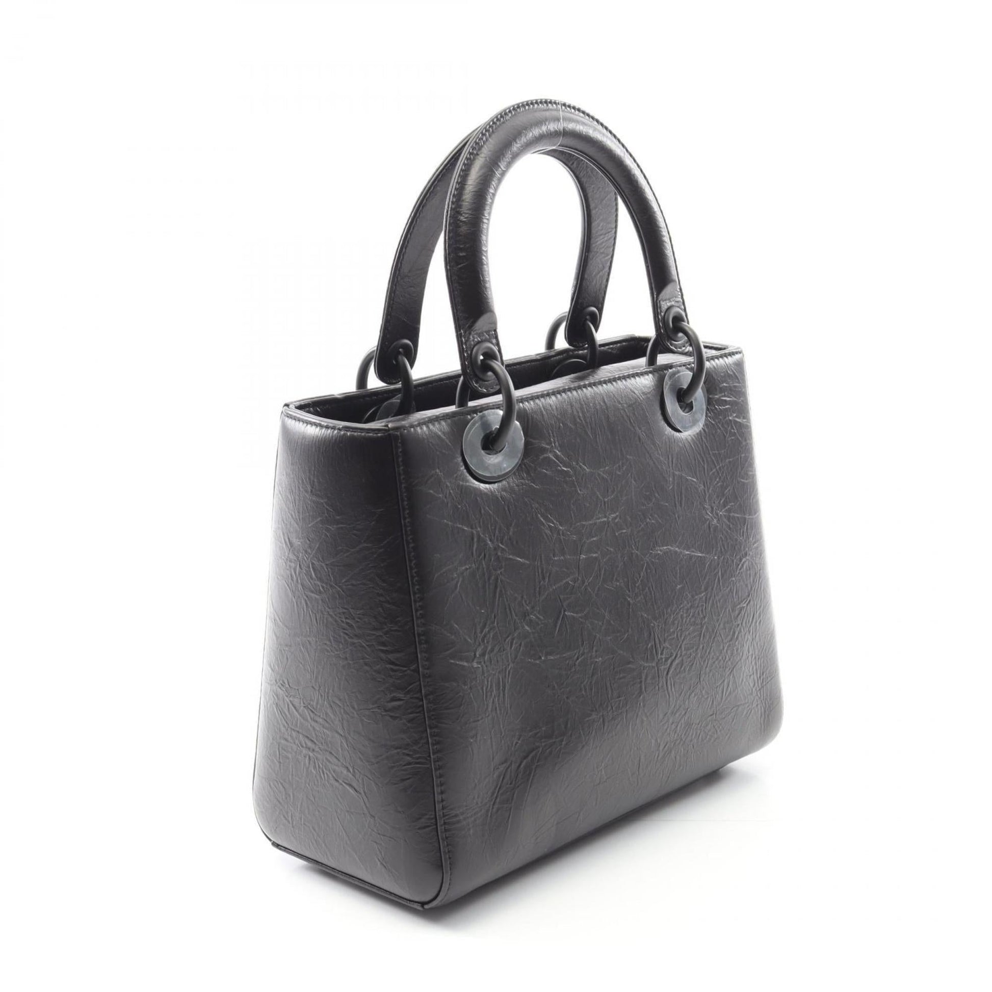 Christian Dior Black Leather Handbag  