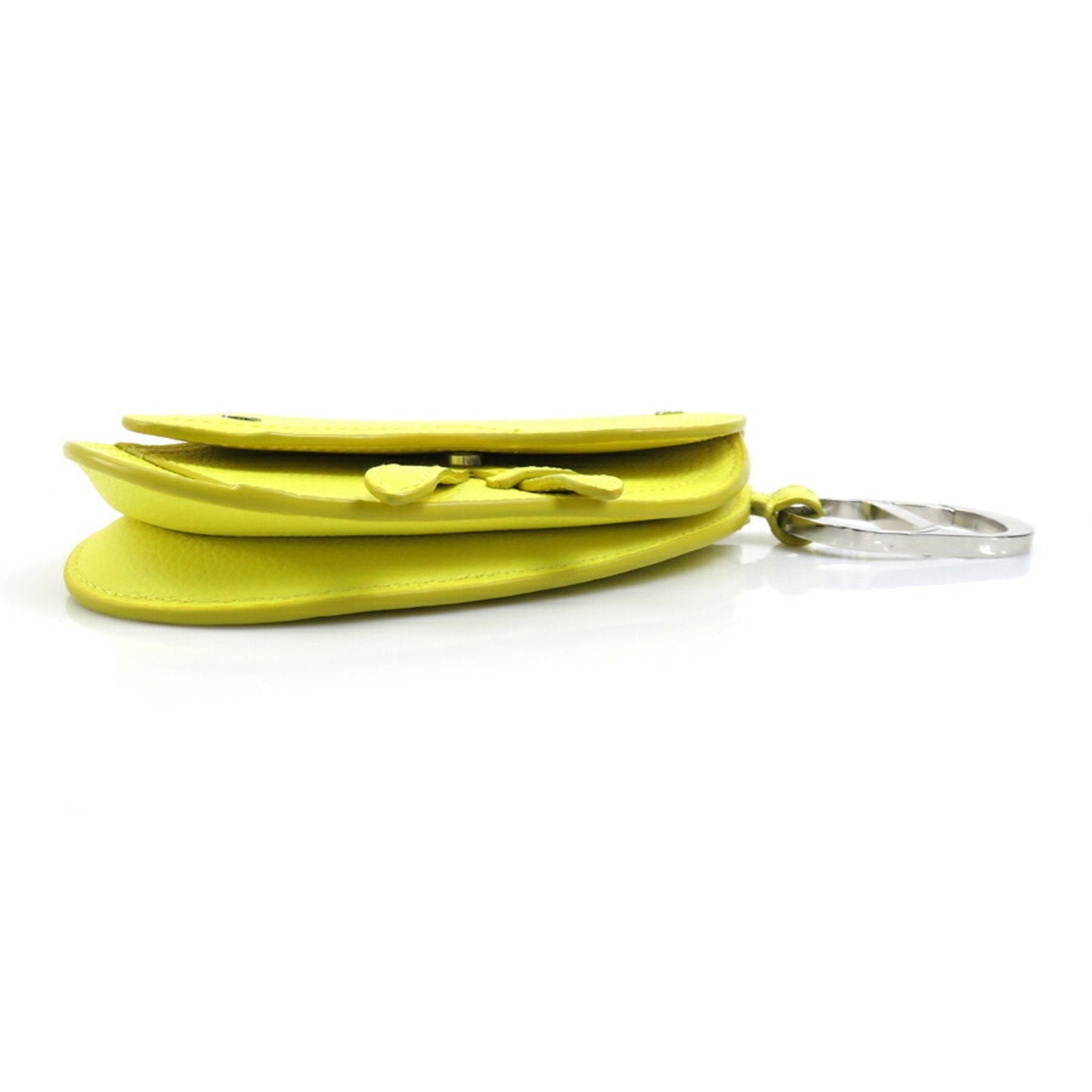 Christian Dior Yellow Leather Pouch  