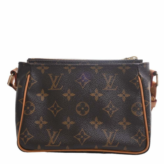 LOUIS VUITTON Monogram Vivacite PM Shoulder Bag M51165 Brown Women's
