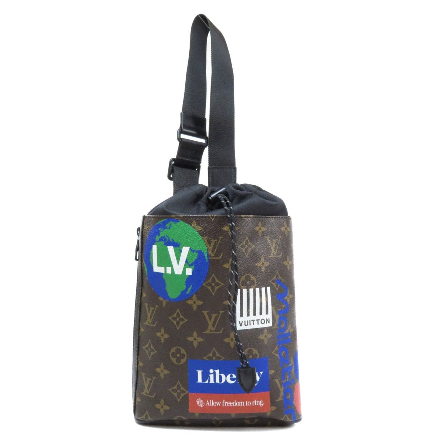 Louis Vuitton M44625 Chalk Sling Bag Monogram Shoulder Canvas Unisex