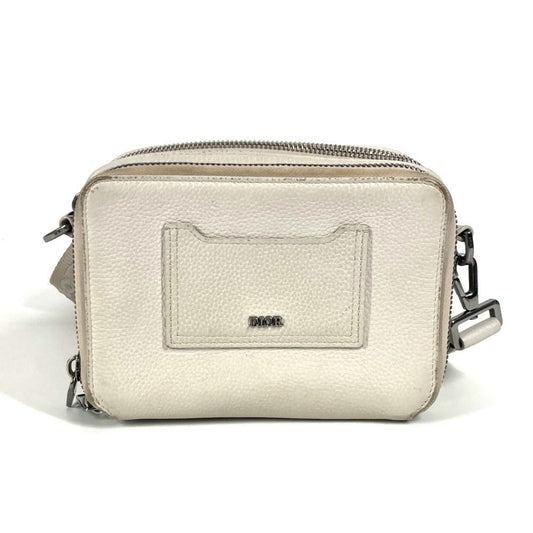 Christian Dior Ivory Leather Shoulder Bag  