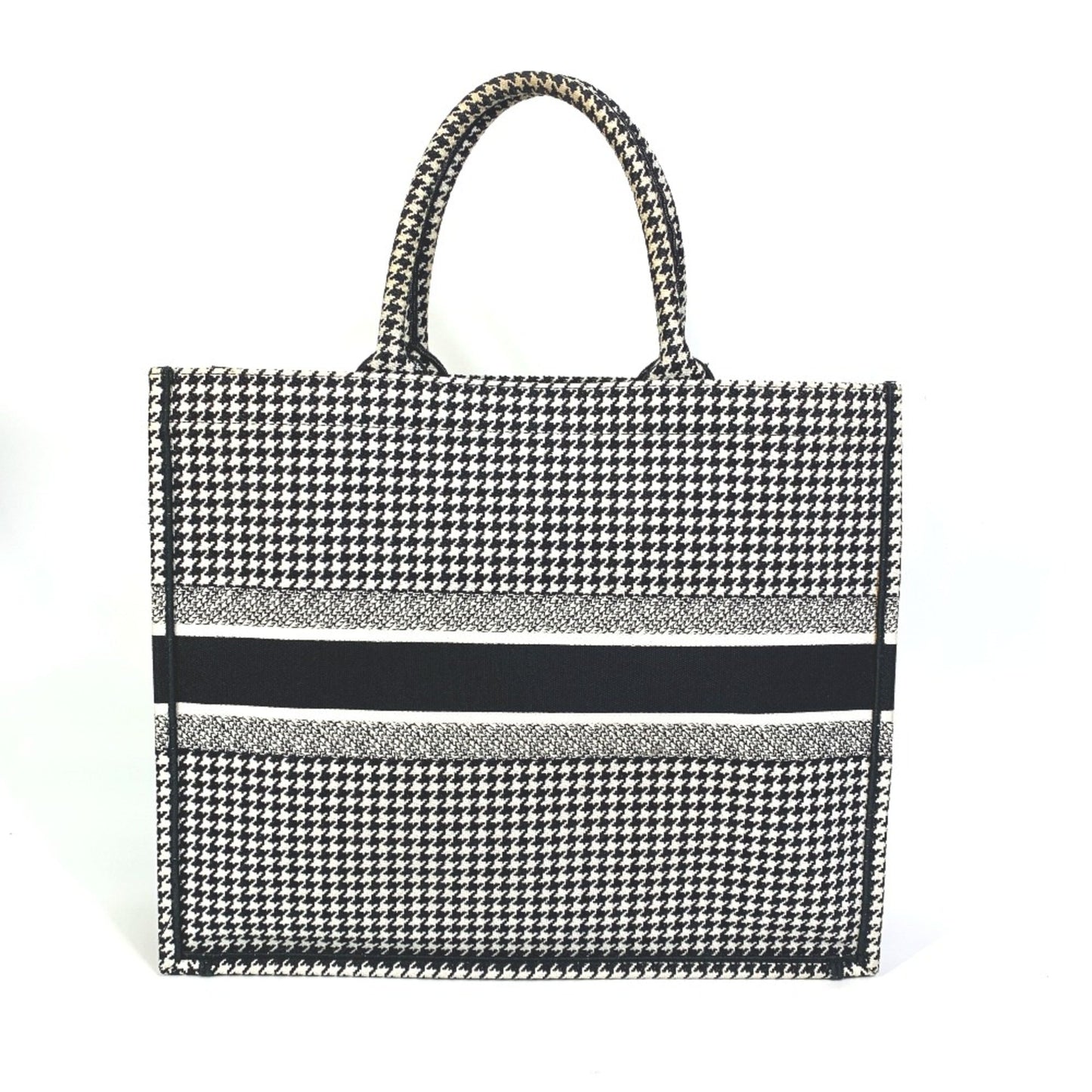 Christian Dior White Cloth Tote Bag  