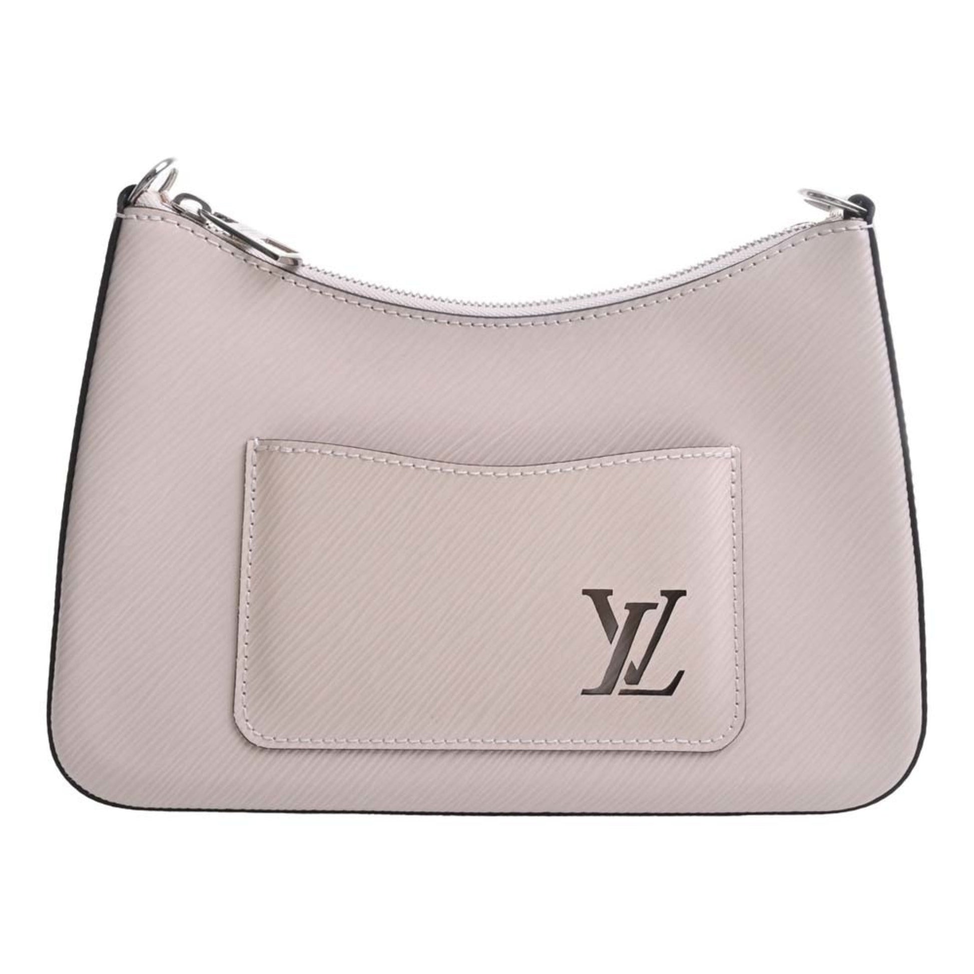 LOUIS VUITTON Epi Marel Handbag Ivory Women's
