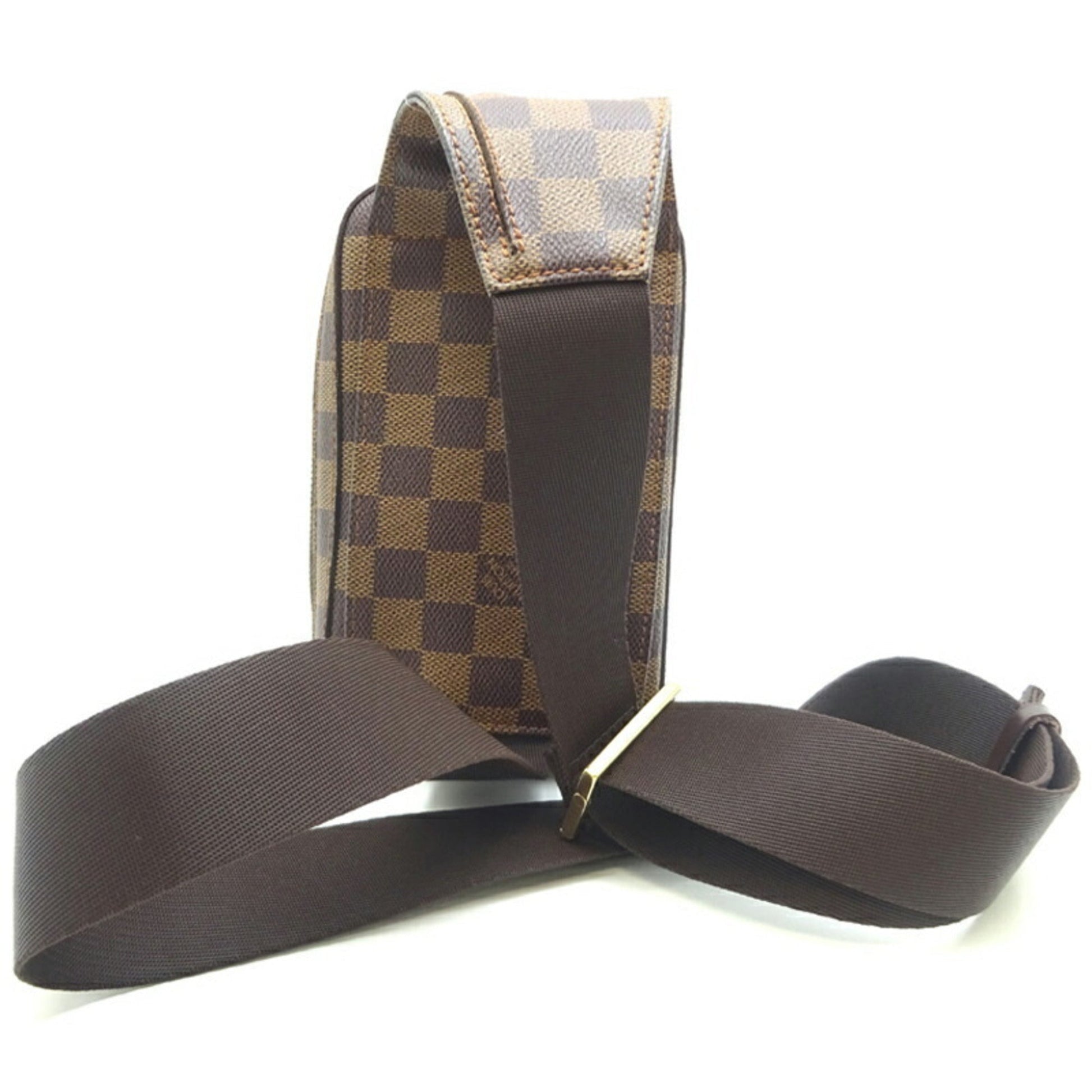 LOUIS VUITTON Jeronimos Women's/Men's Body Bag Damier Ebene [Brown]