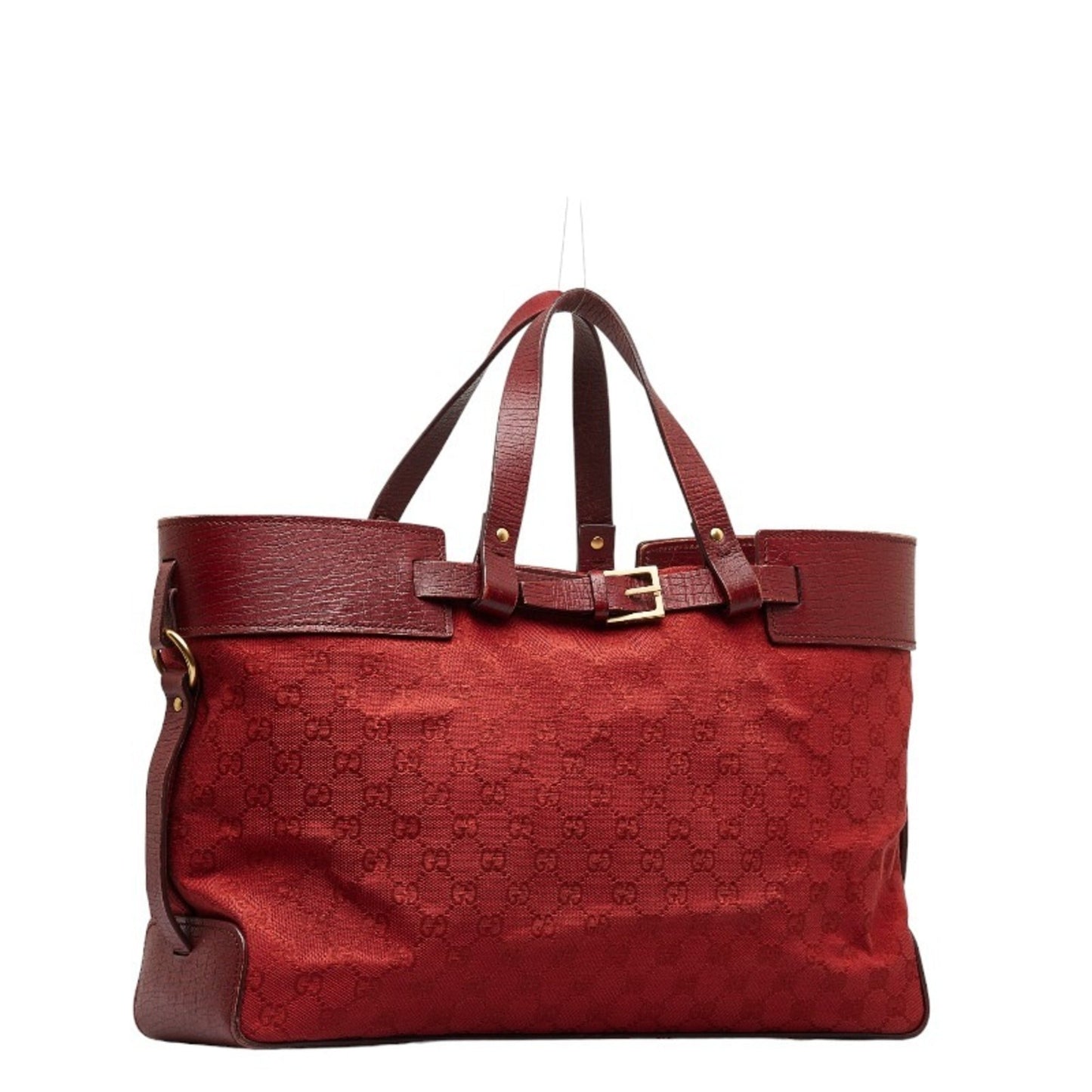 Gucci Leather Canvas Tote