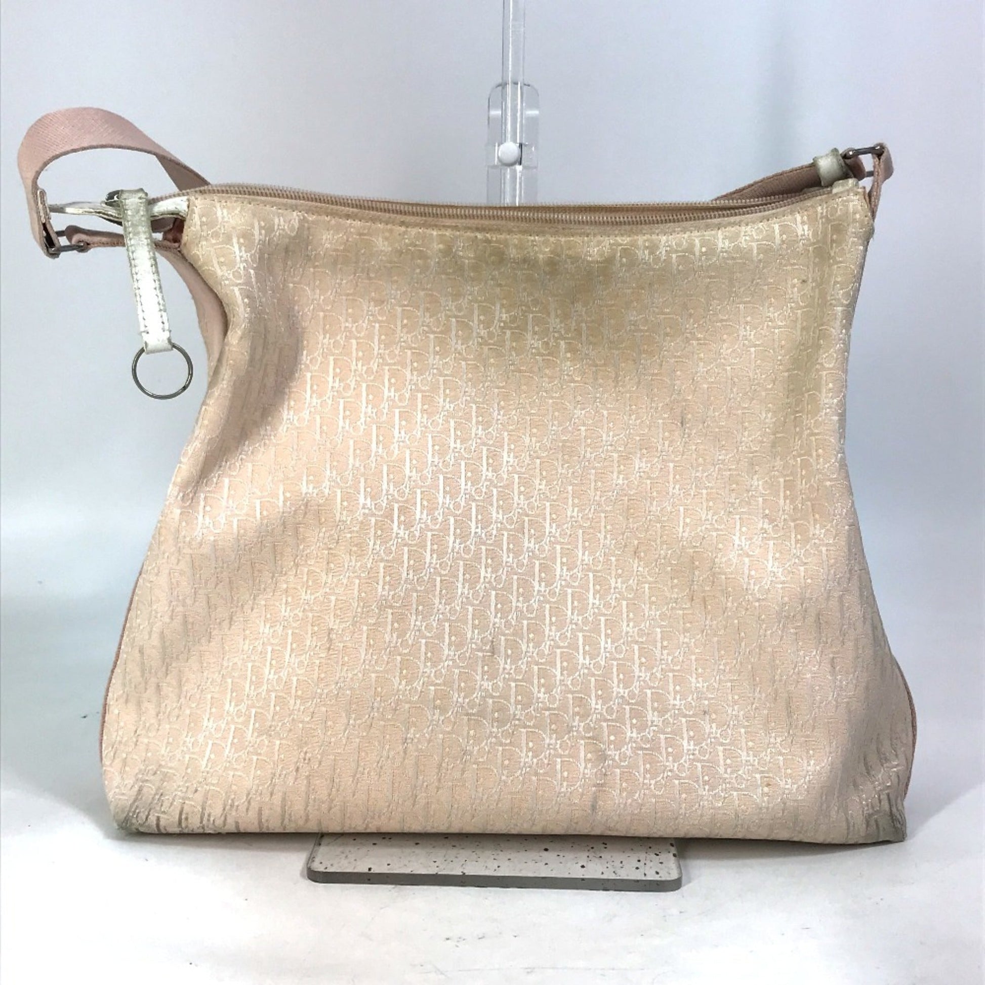 Christian Dior Pink Cloth Shoulder Bag  