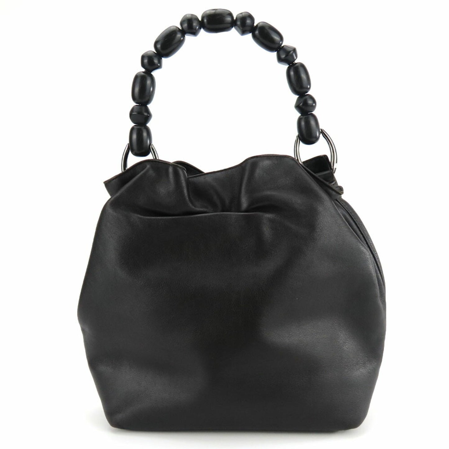 Christian Dior Dark Brown Leather Handbag  