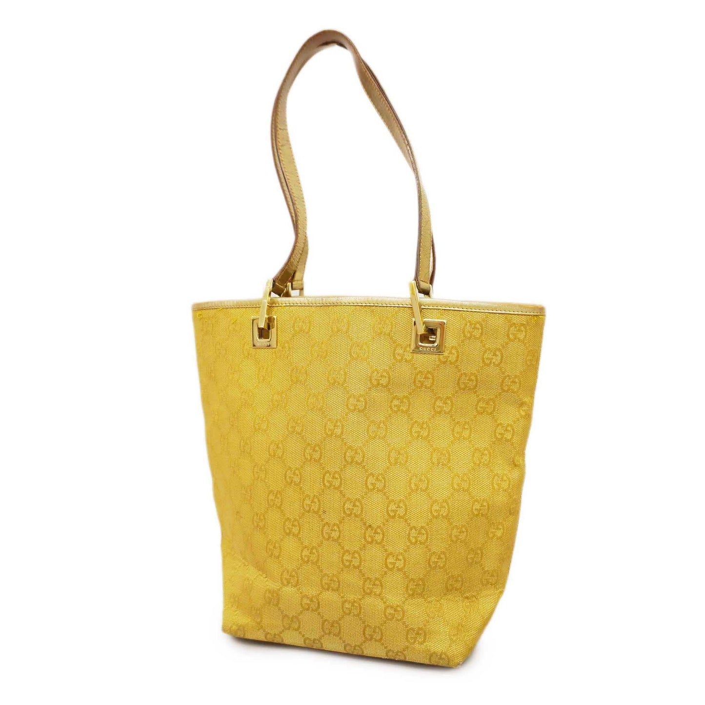 Gucci Leather Canvas Tote