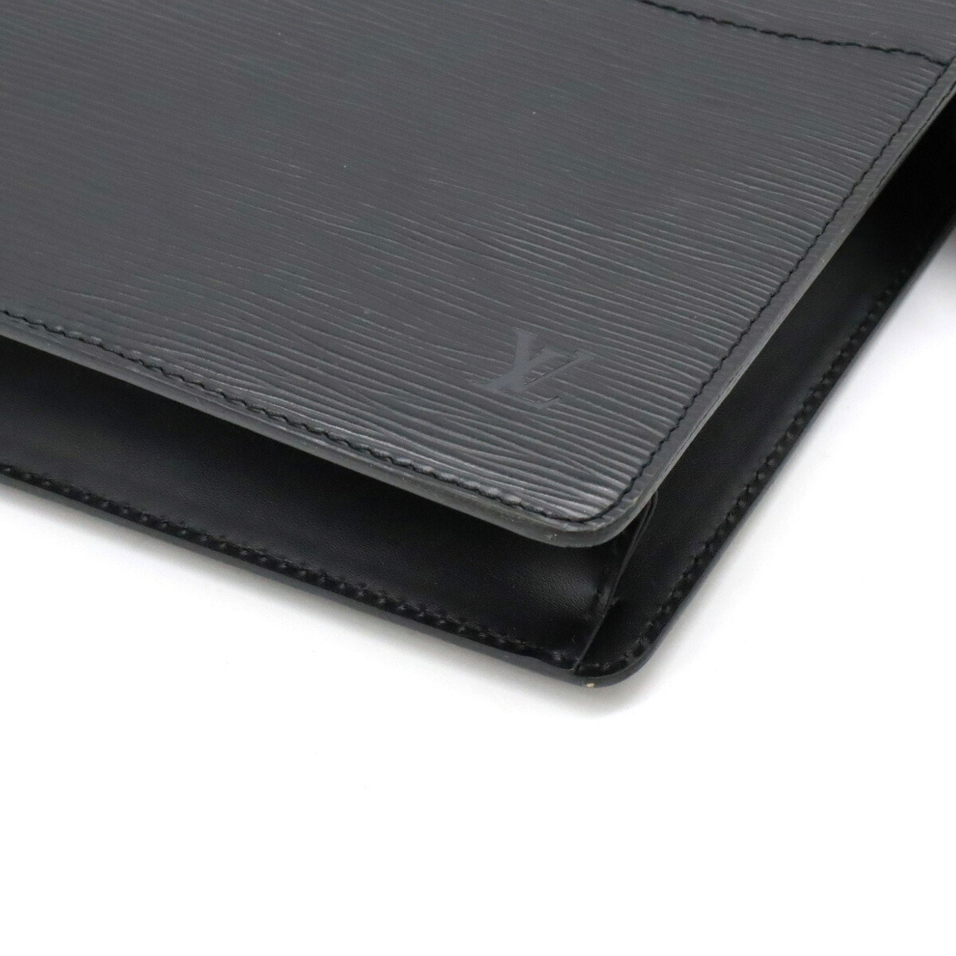 LOUIS VUITTON Epi Pochette Homme Second Bag Clutch Noir Black