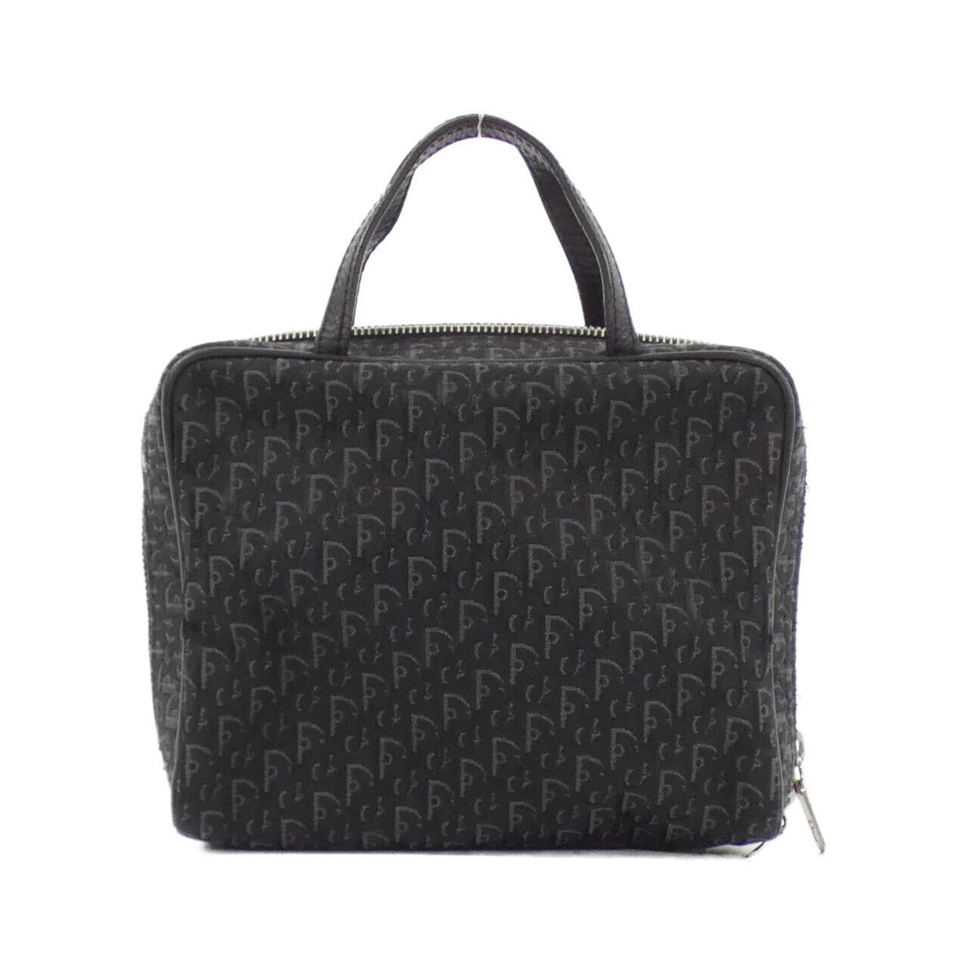 Christian Dior Black Canvas Handbag  