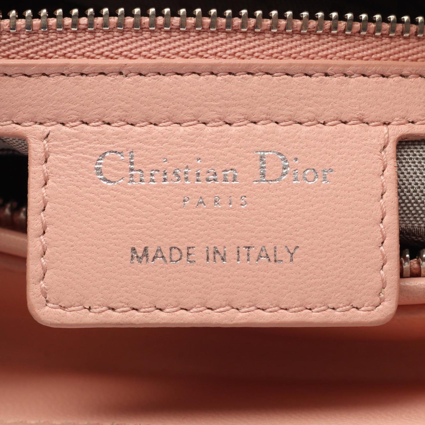 Christian Dior Pink Leather Handbag  
