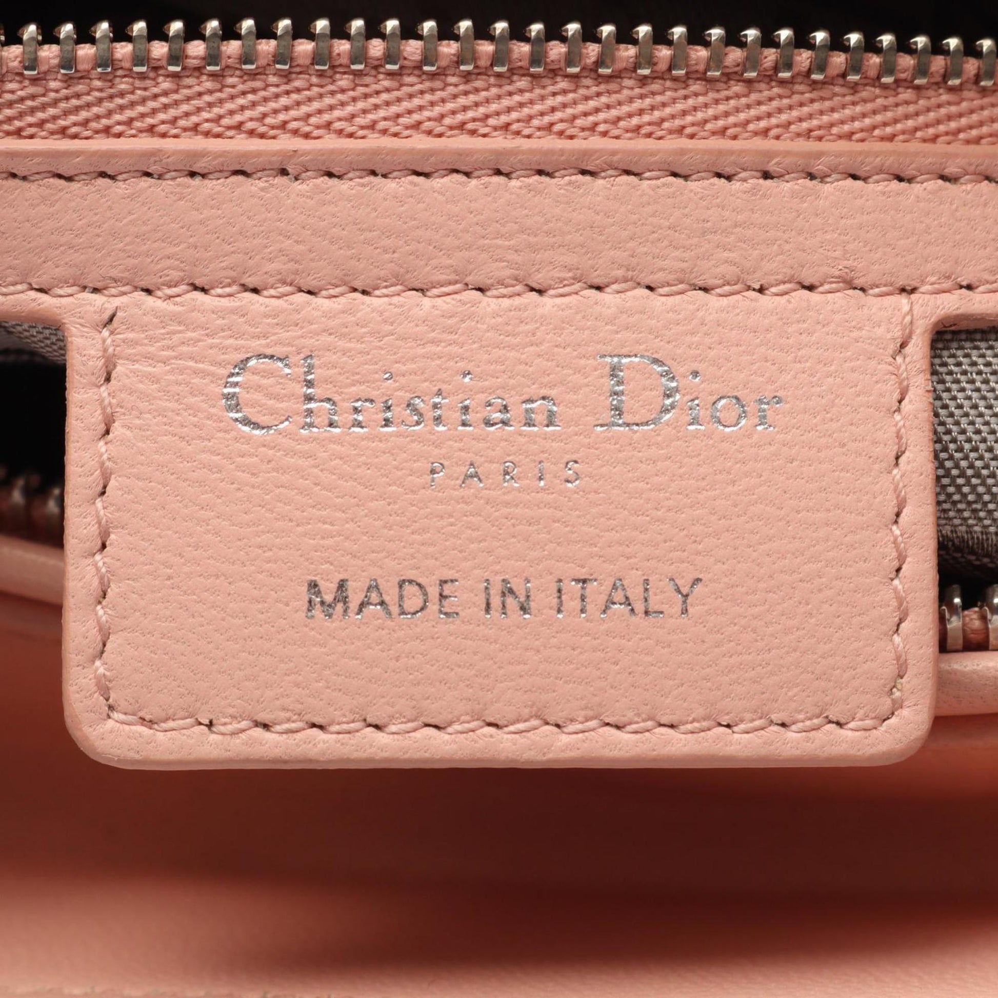 Christian Dior Pink Leather Handbag  