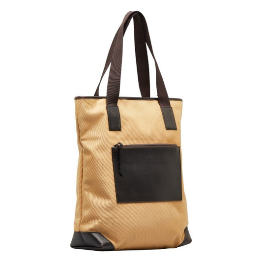 Gucci Leather Canvas Tote