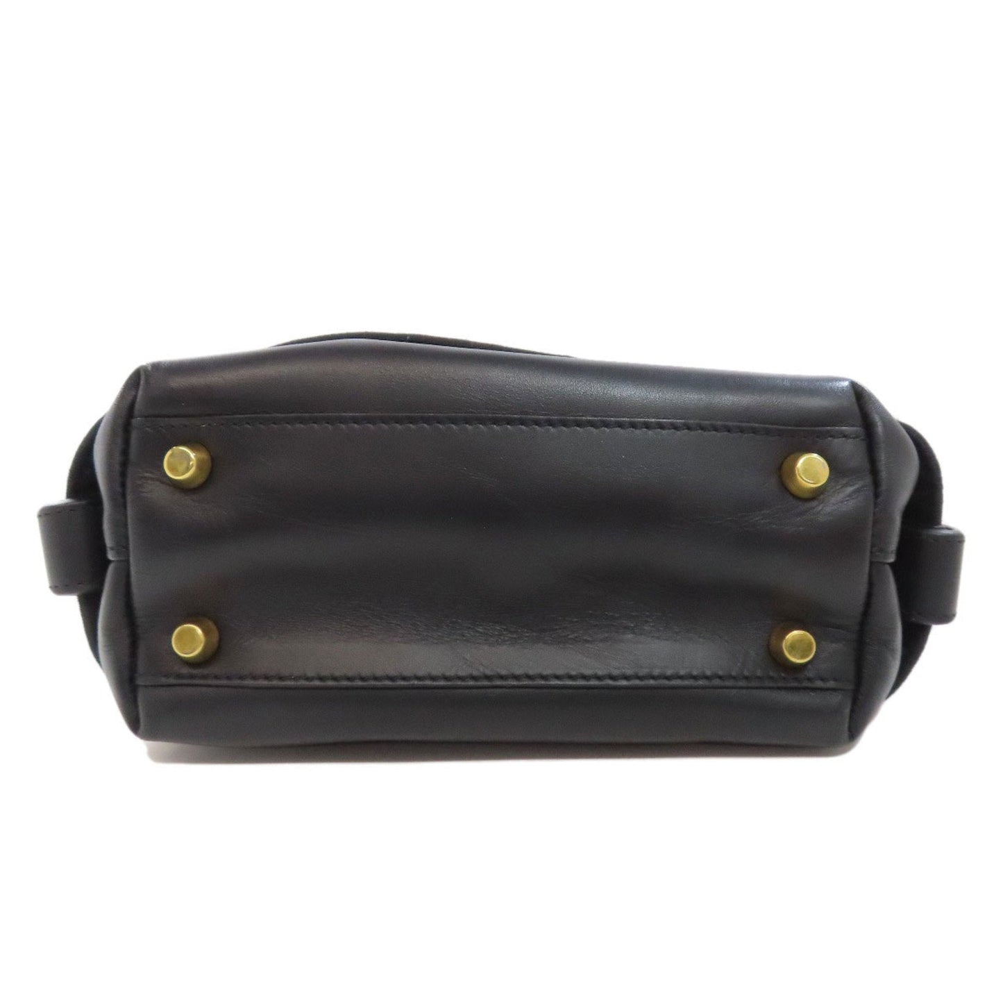 Christian Dior Black Leather Shoulder Bag  