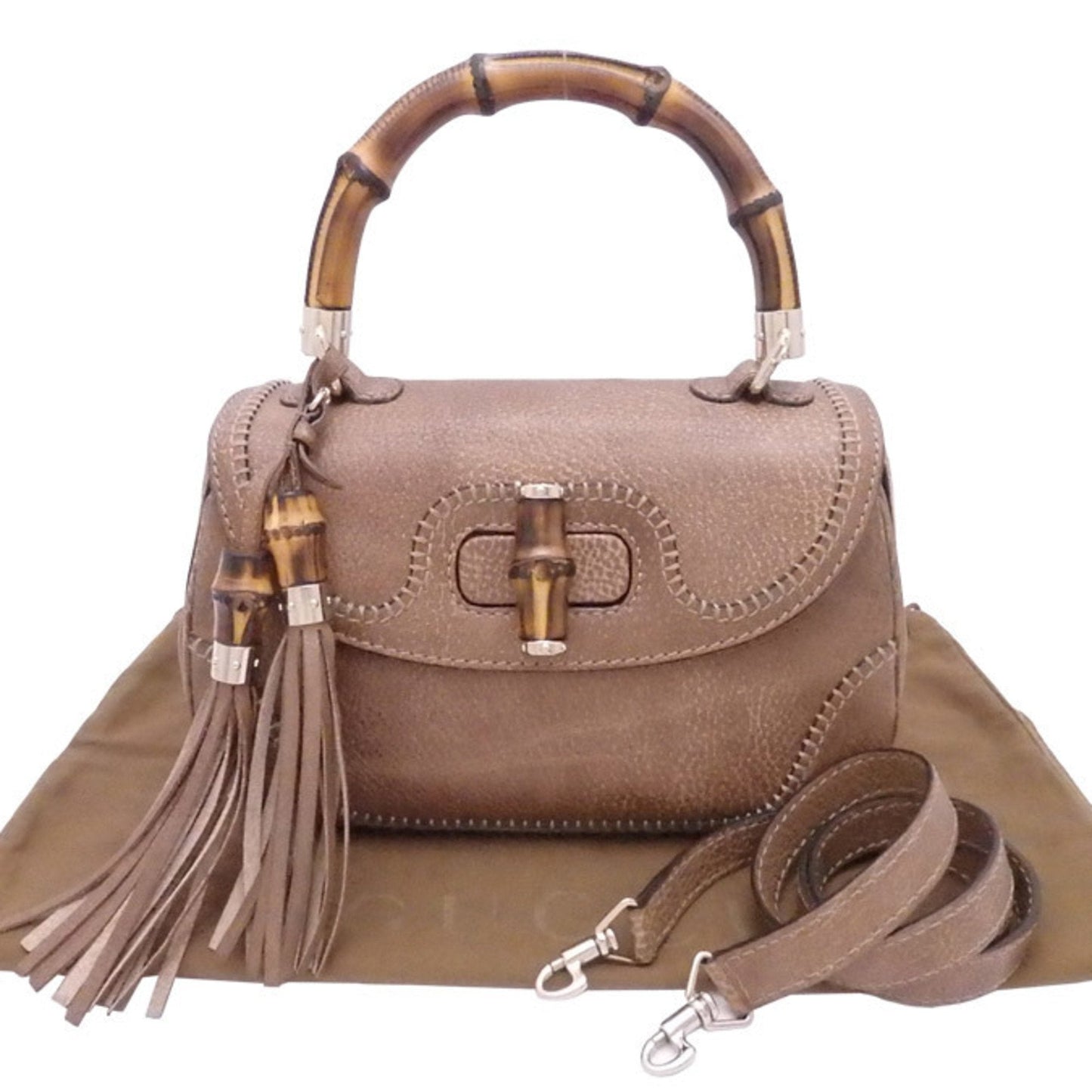 Gucci Lou Monogram Leather Crossbody