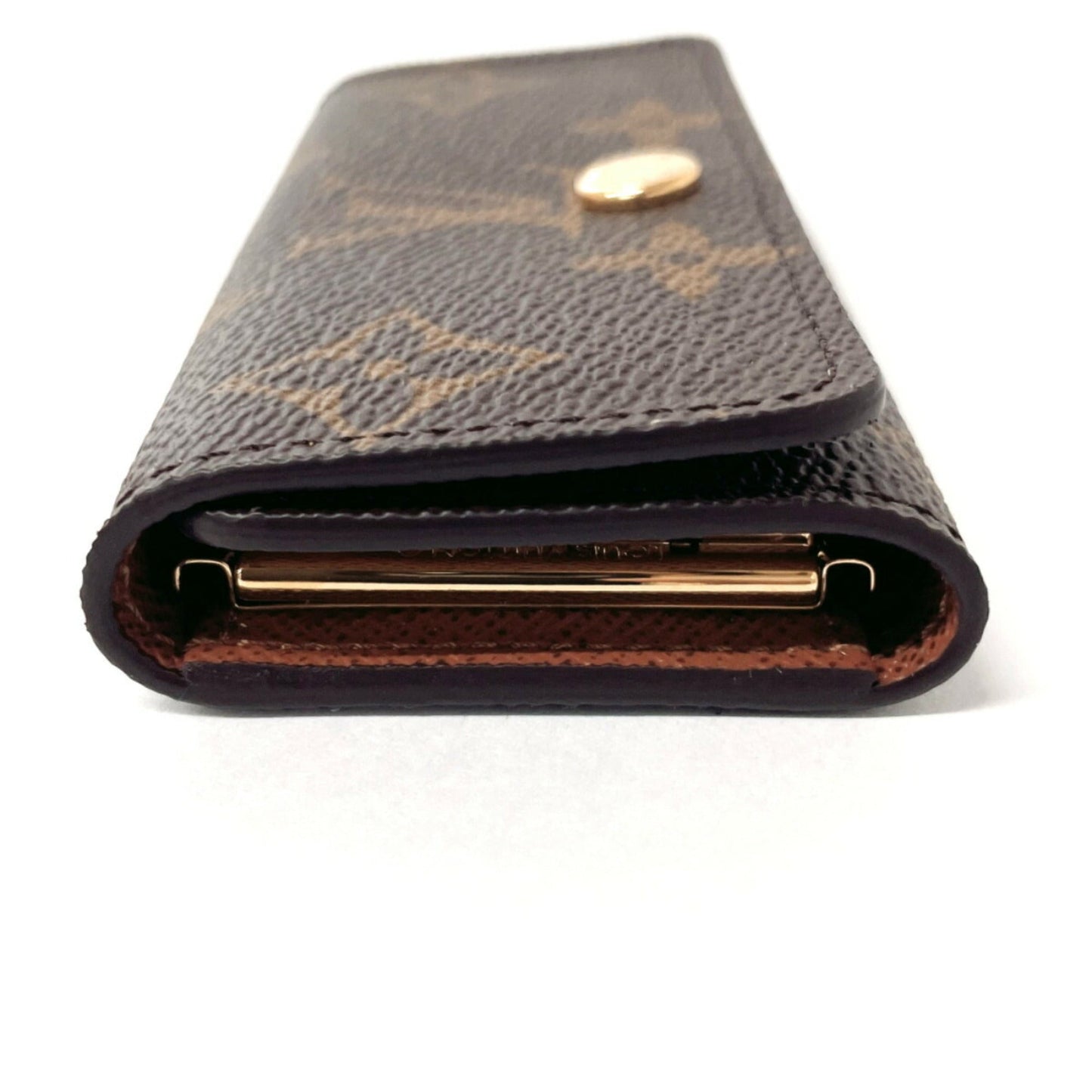 LOUIS VUITTON Multicle 4 Key Case Monogram Canvas M69517 Unisex Brown