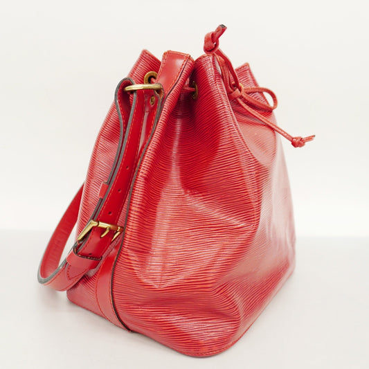 Louis Vuitton Epi Petit Noe Women's Shoulder Bag Castilian Red