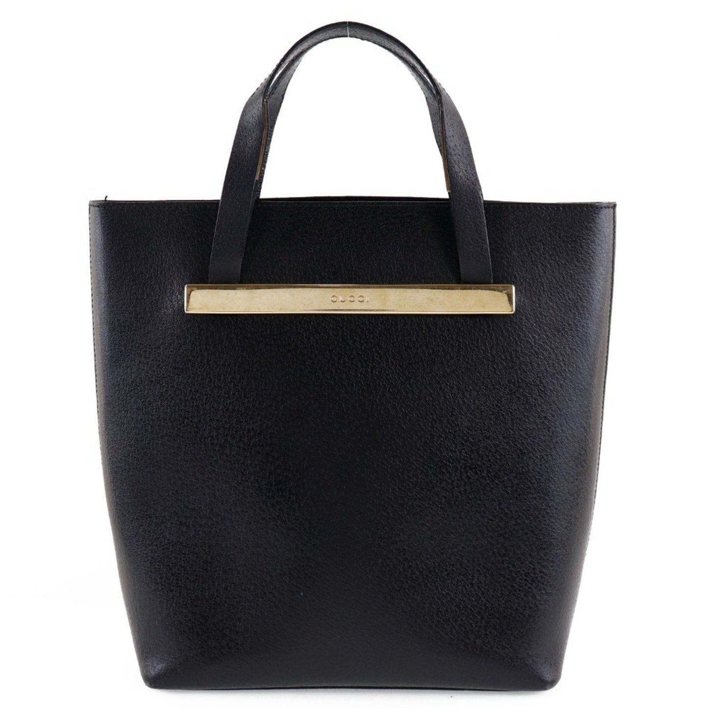 Gucci Black Leather Tote Style 18
