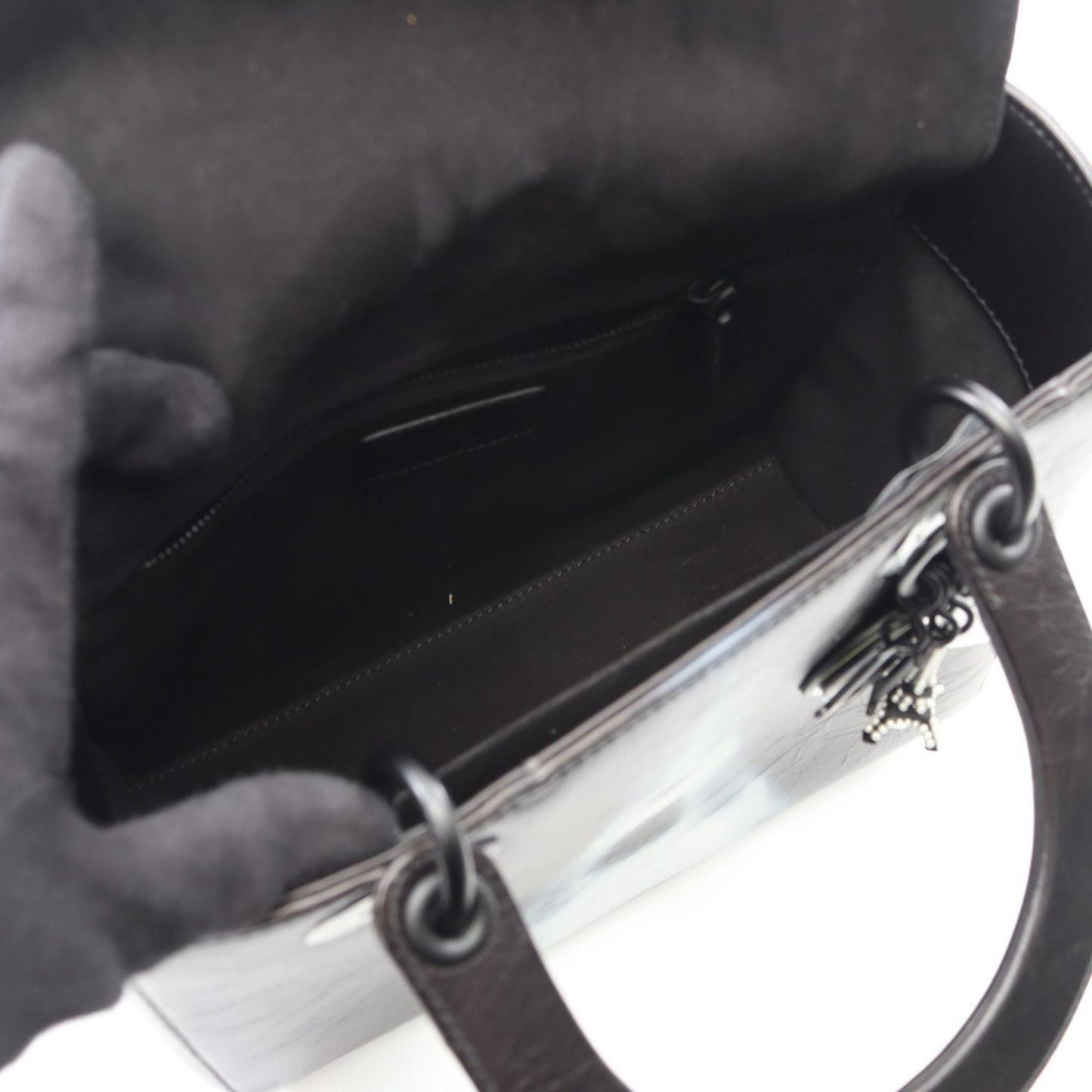 Christian Dior Black Leather Handbag  