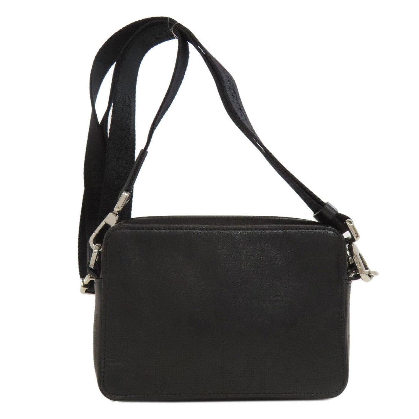 Christian Dior Black Leather Shoulder Bag  