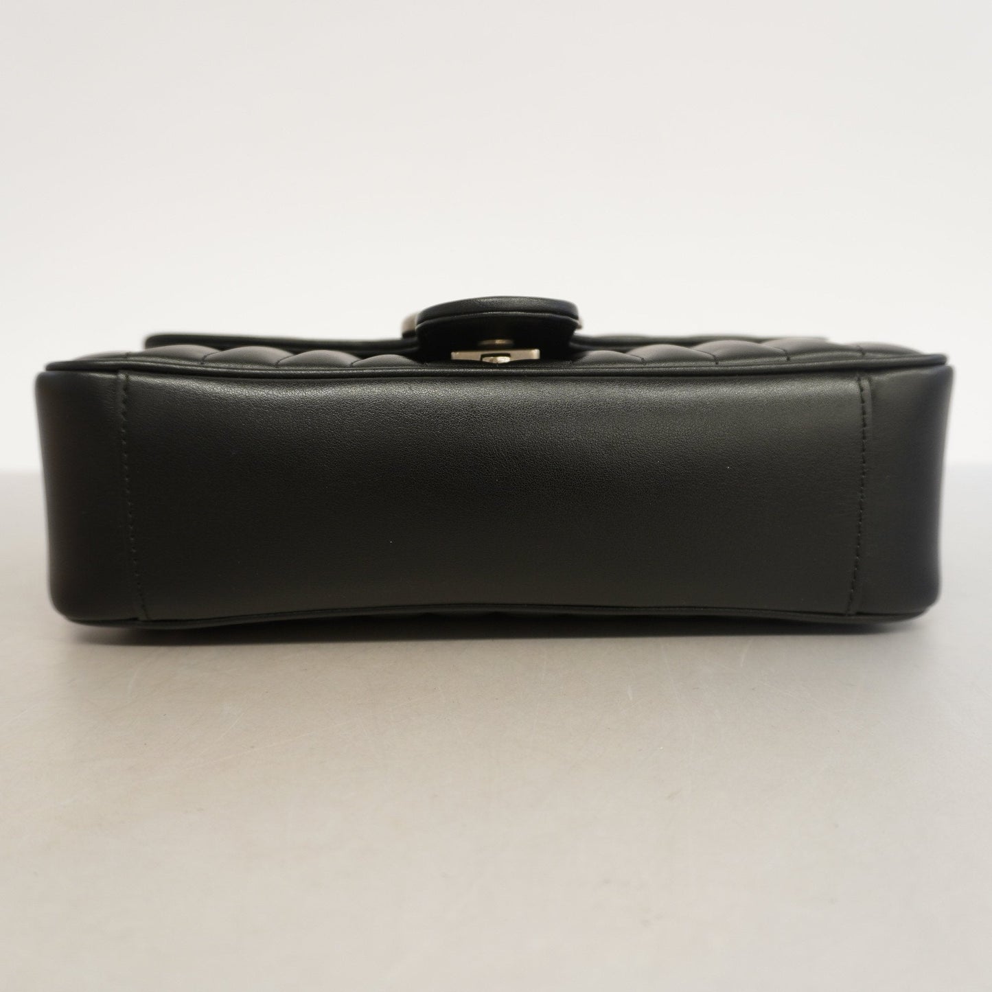 Gucci GG Marmont Black Leather Shoulder Bag Style 1