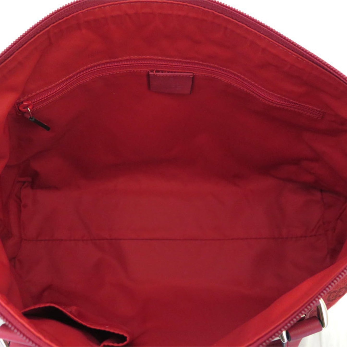 Gucci Lou Leather Canvas Shoulder Bag