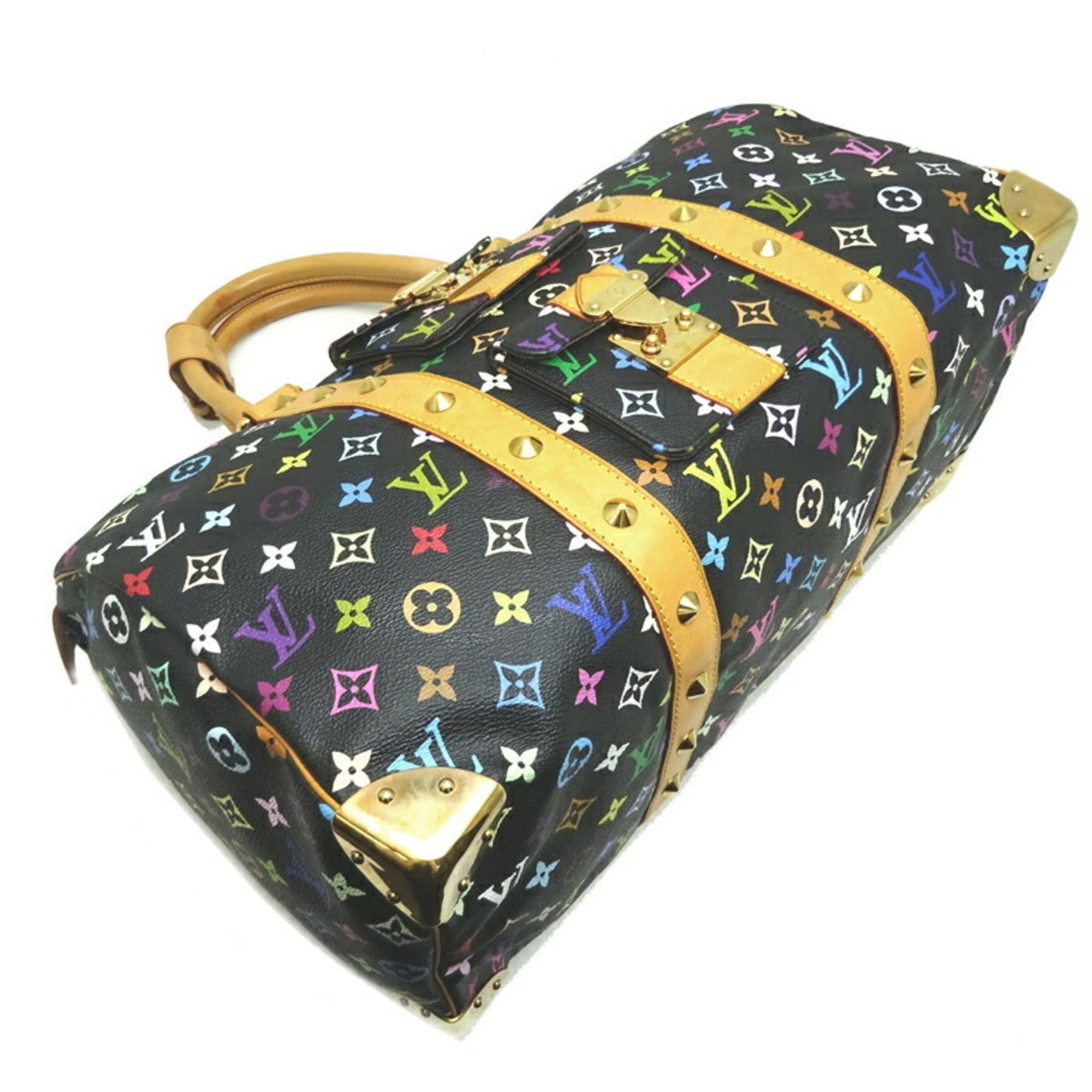LOUIS VUITTON Keepall 45 Women's/Men's Boston Bag Monogram Multicolor Noir