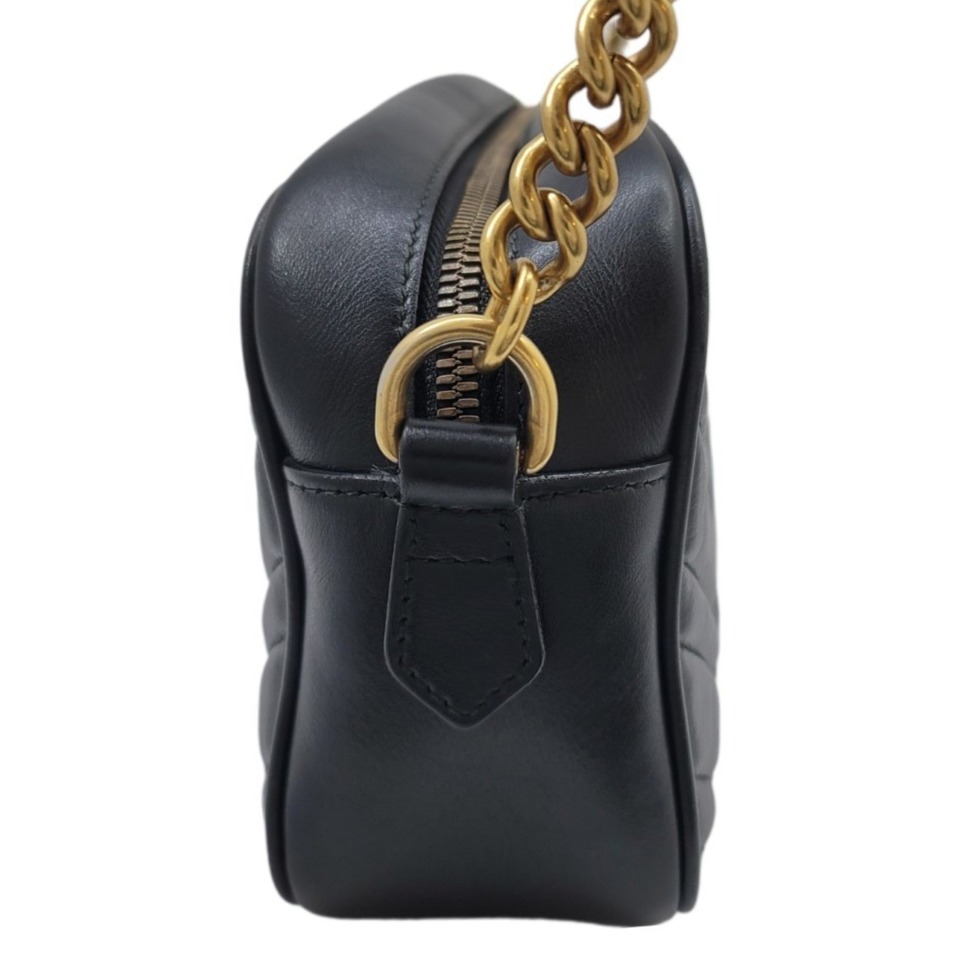 Gucci Chain Leather Shoulder Bag