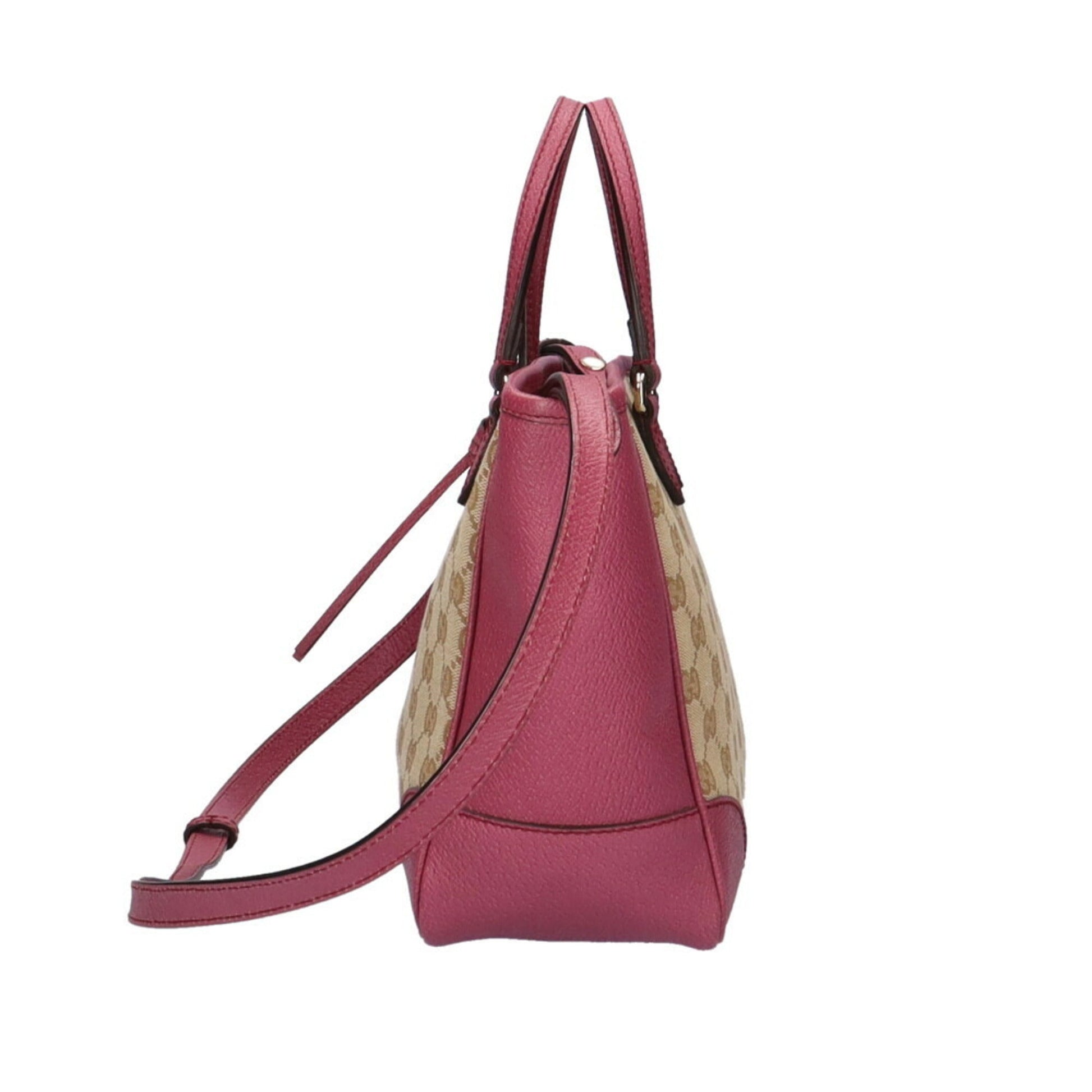 Gucci Leather Canvas Shoulder Bag Style 53