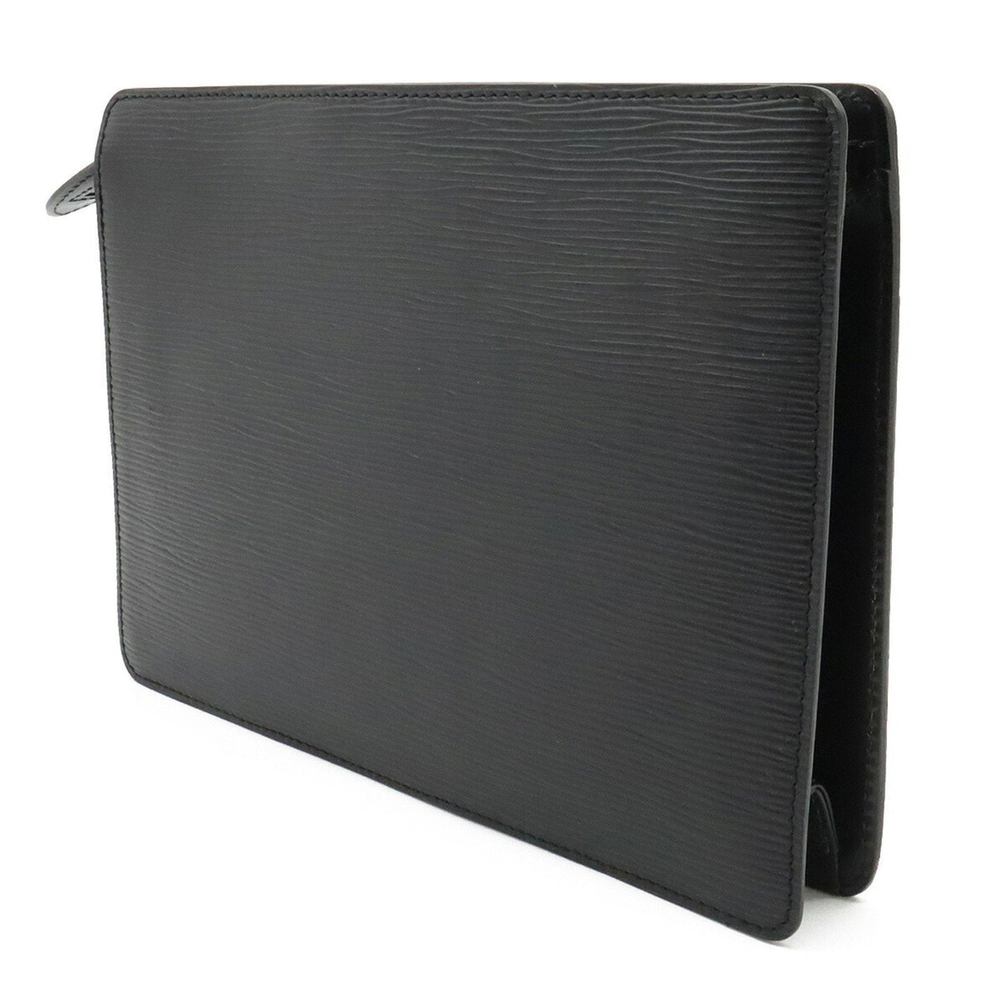 LOUIS VUITTON Epi Pochette Homme Second Bag Clutch Noir Black