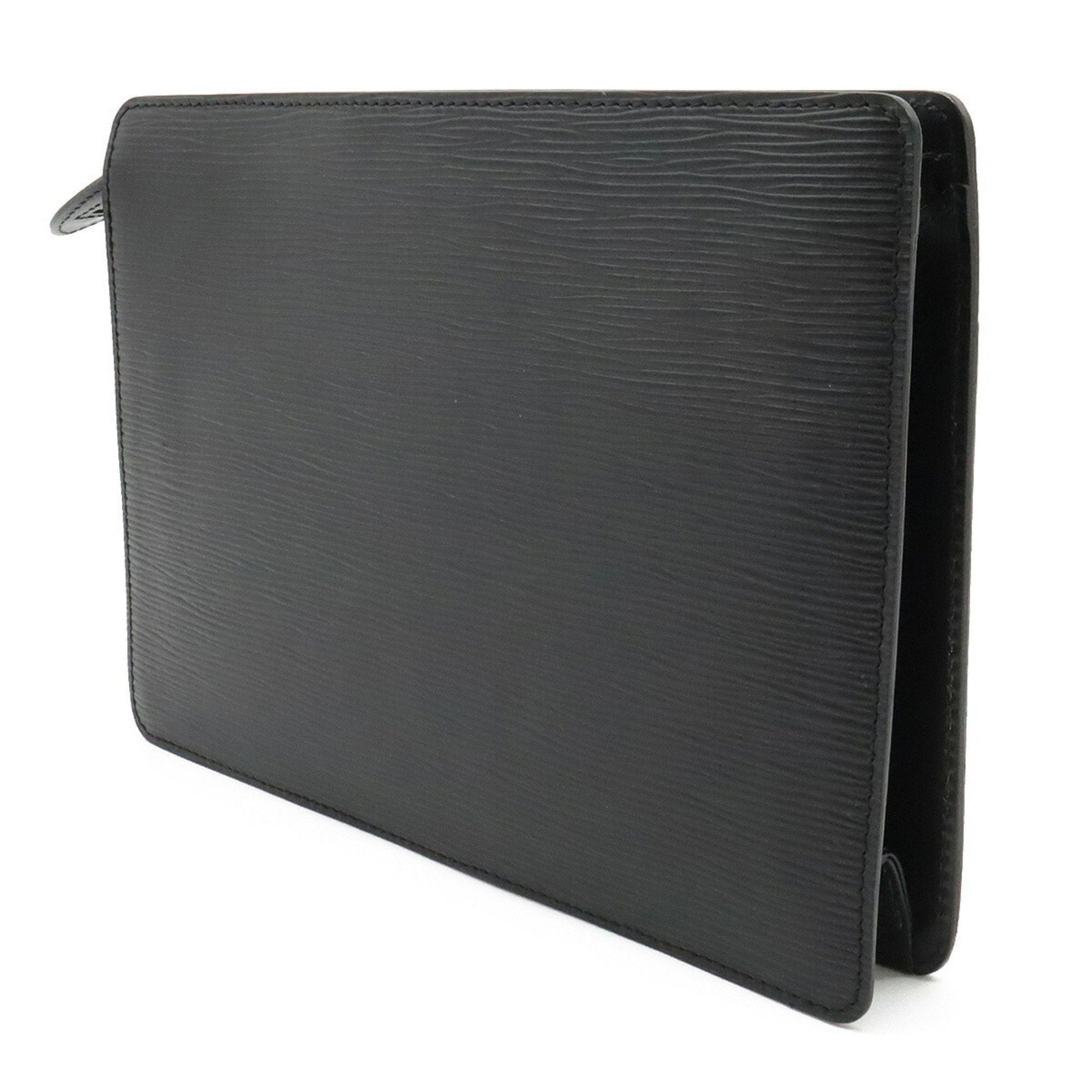 LOUIS VUITTON Epi Pochette Homme Second Bag Clutch Noir Black