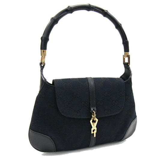 Gucci Lou Leather Canvas Handbag