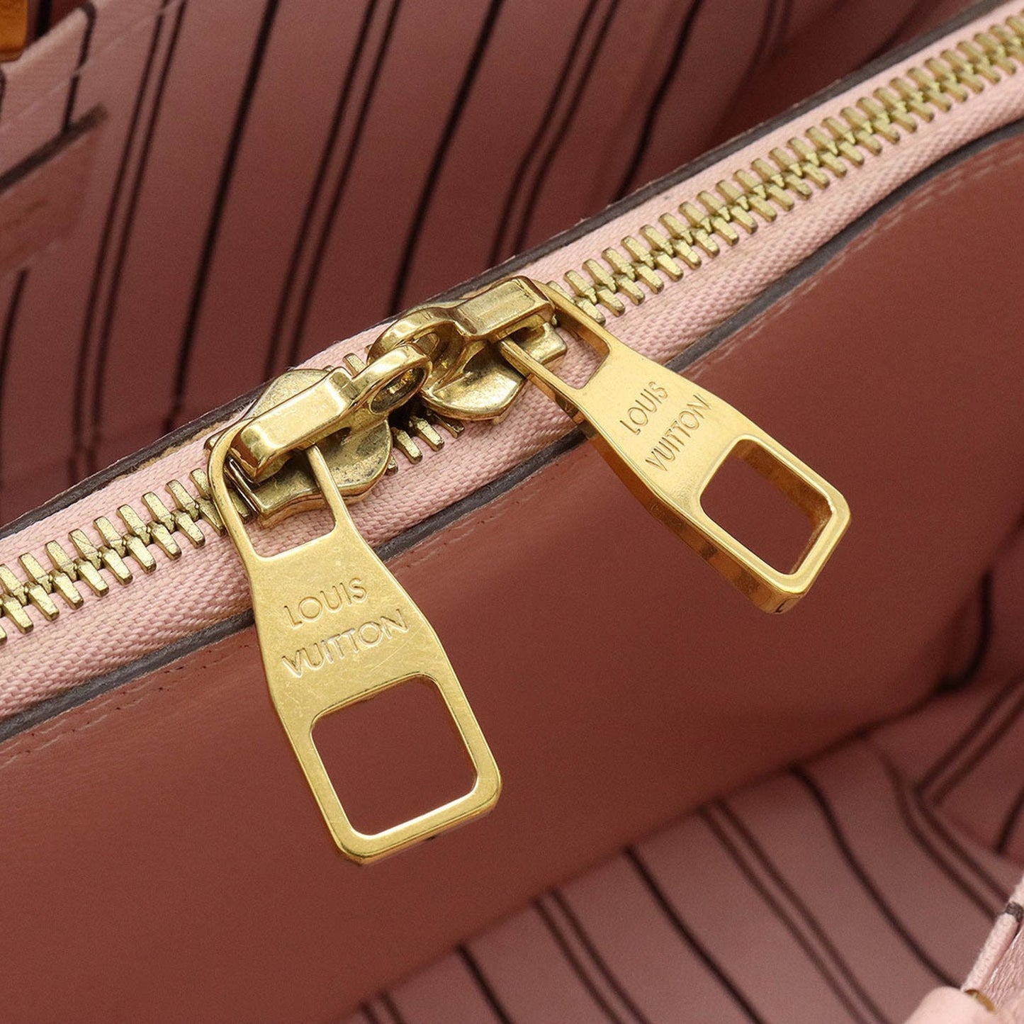 LOUIS VUITTON Monogram Empreinte Montaigne BB Handbag Shoulder Bag Rose Ballerine Pink M41199